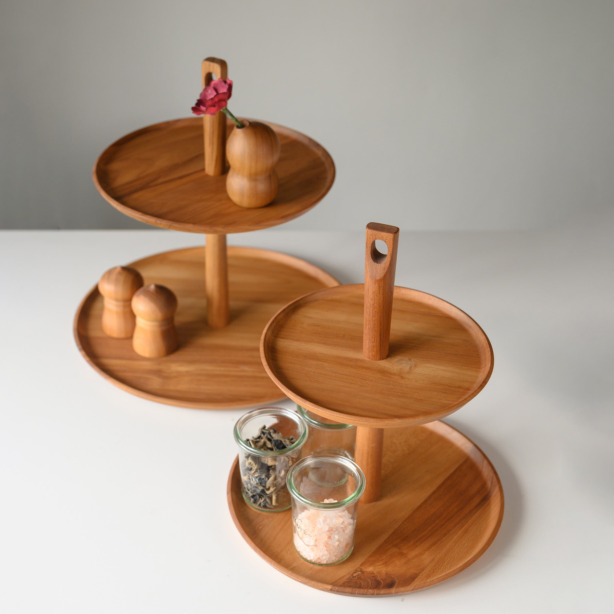 BLANCHE 2 TIERS CAKE STAND LARGE
