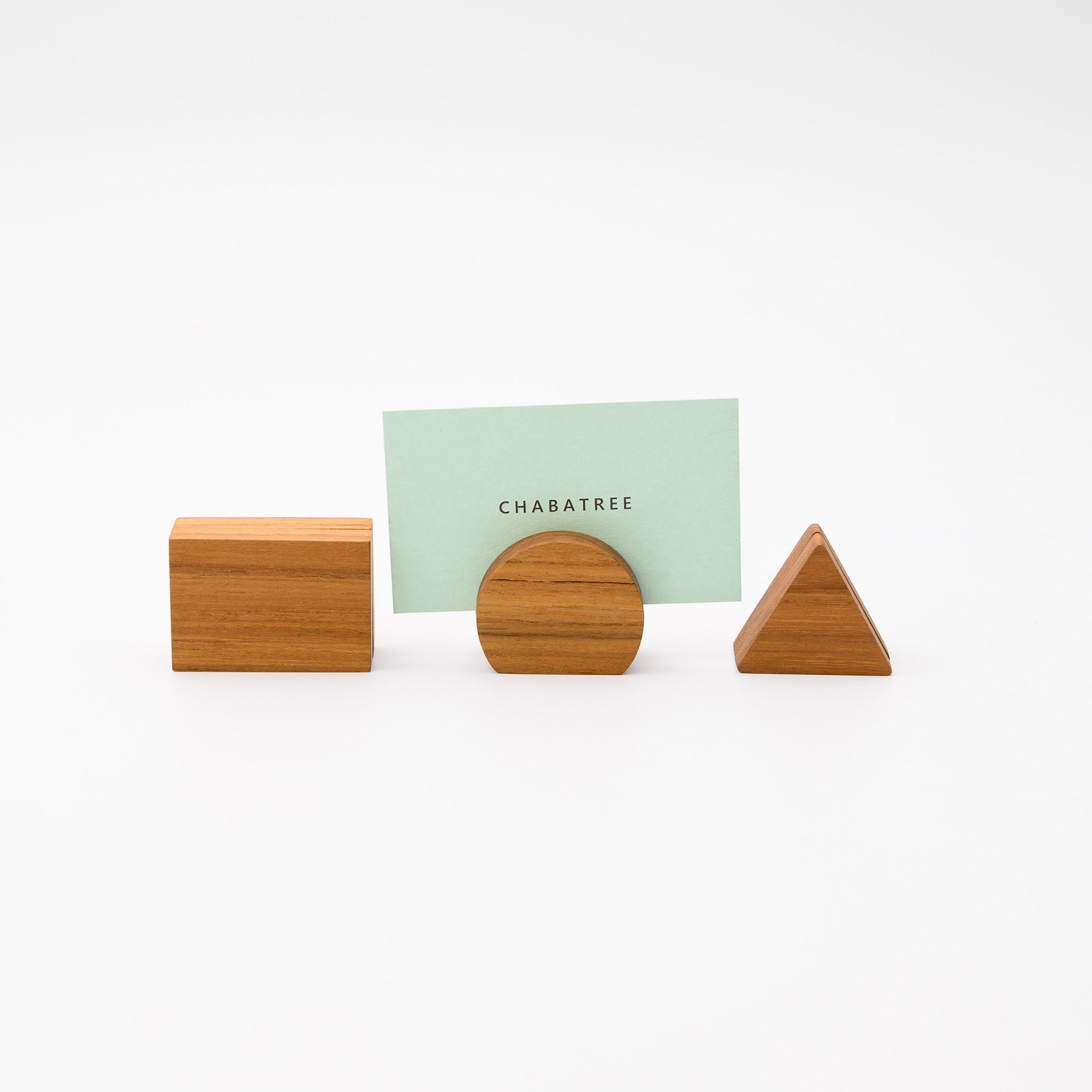 MOKU HUG CARD HOLDER CIRCLE 3 (TEAK)