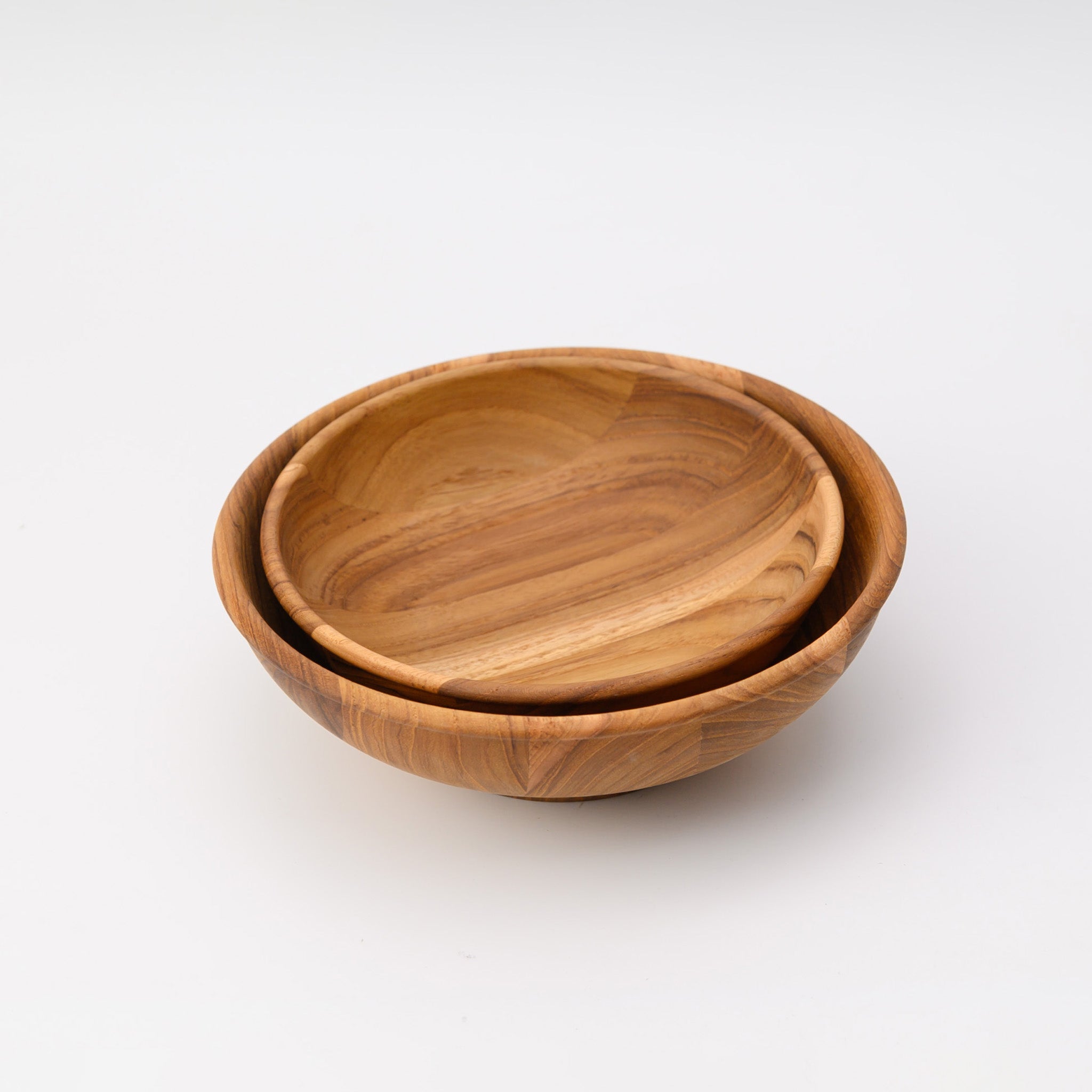 RING SALAD BOWL 17 (TEAK)