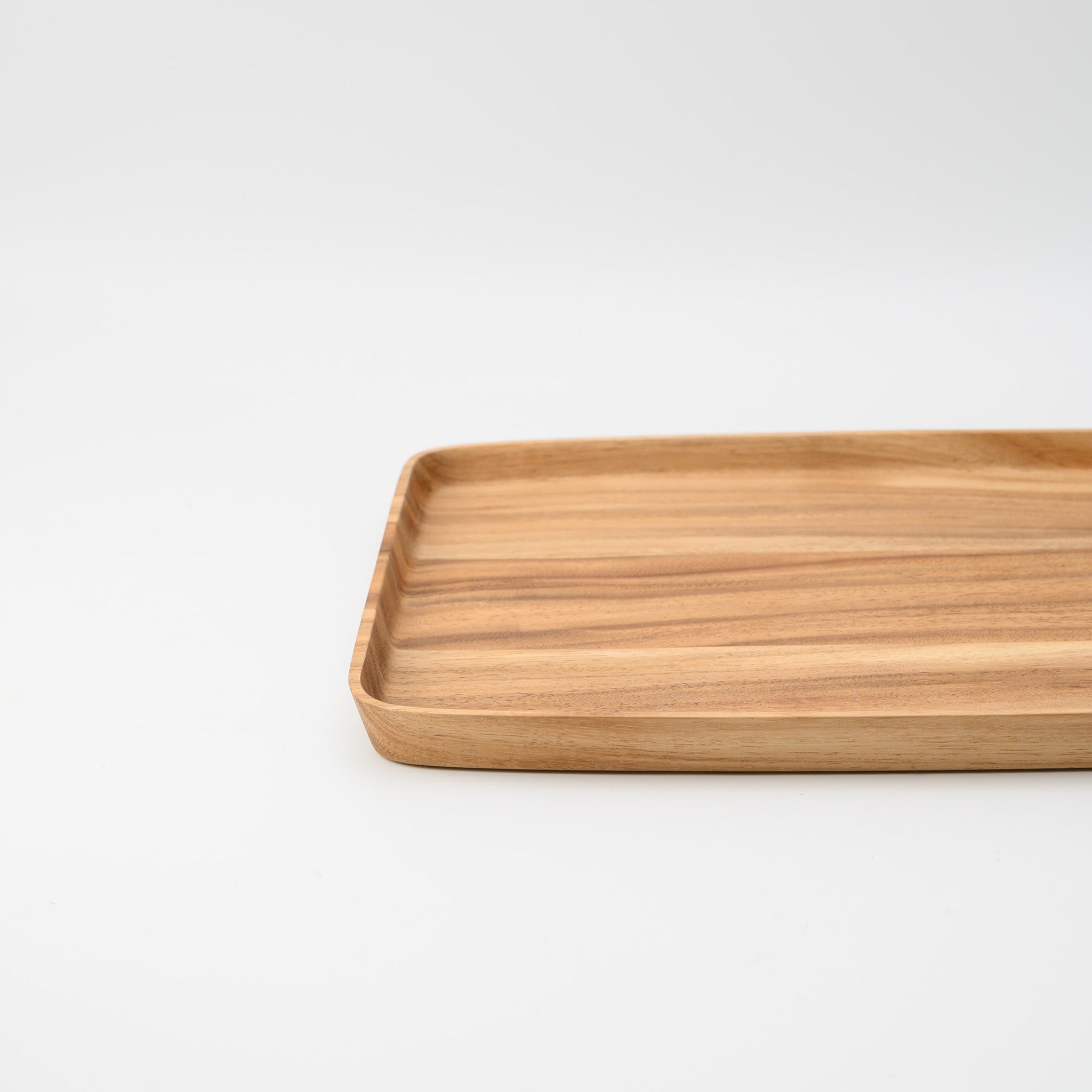 LIMPID REGTANGULAR TRAY L (ACACIA)