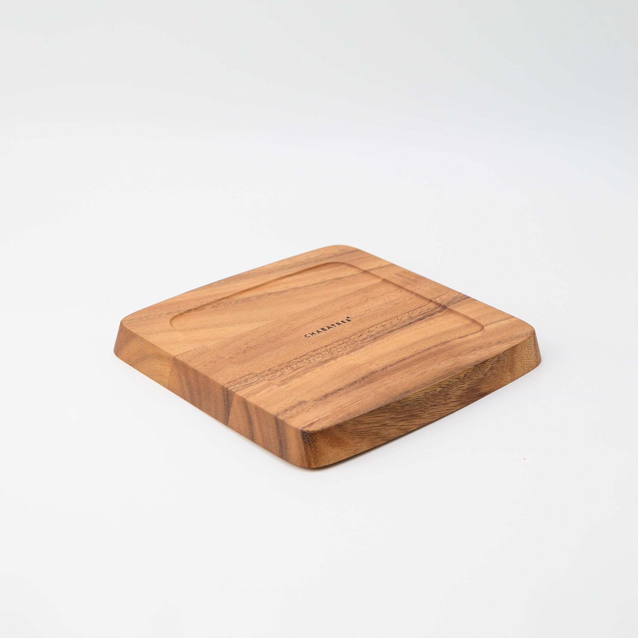 LIMPID SQUARE TRAY M (ACACIA)