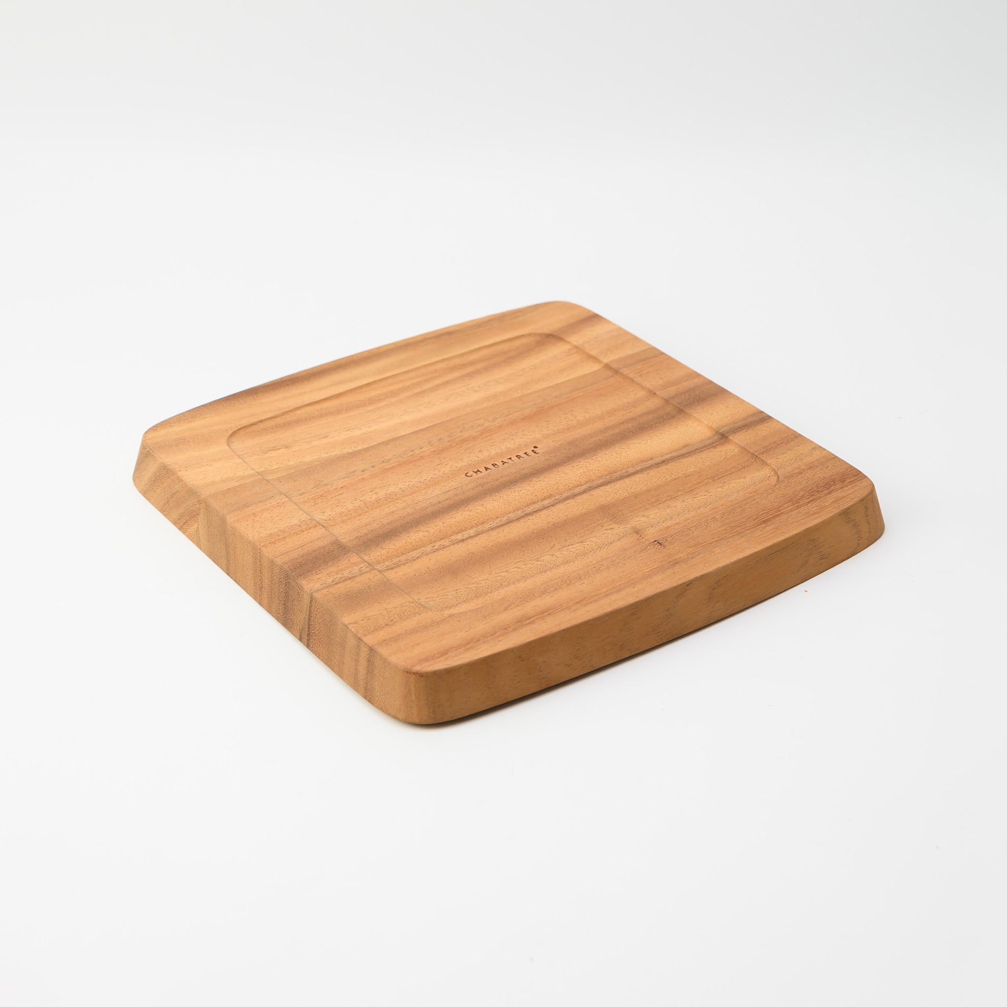 LIMPID SQUARE TRAY L (ACACIA)