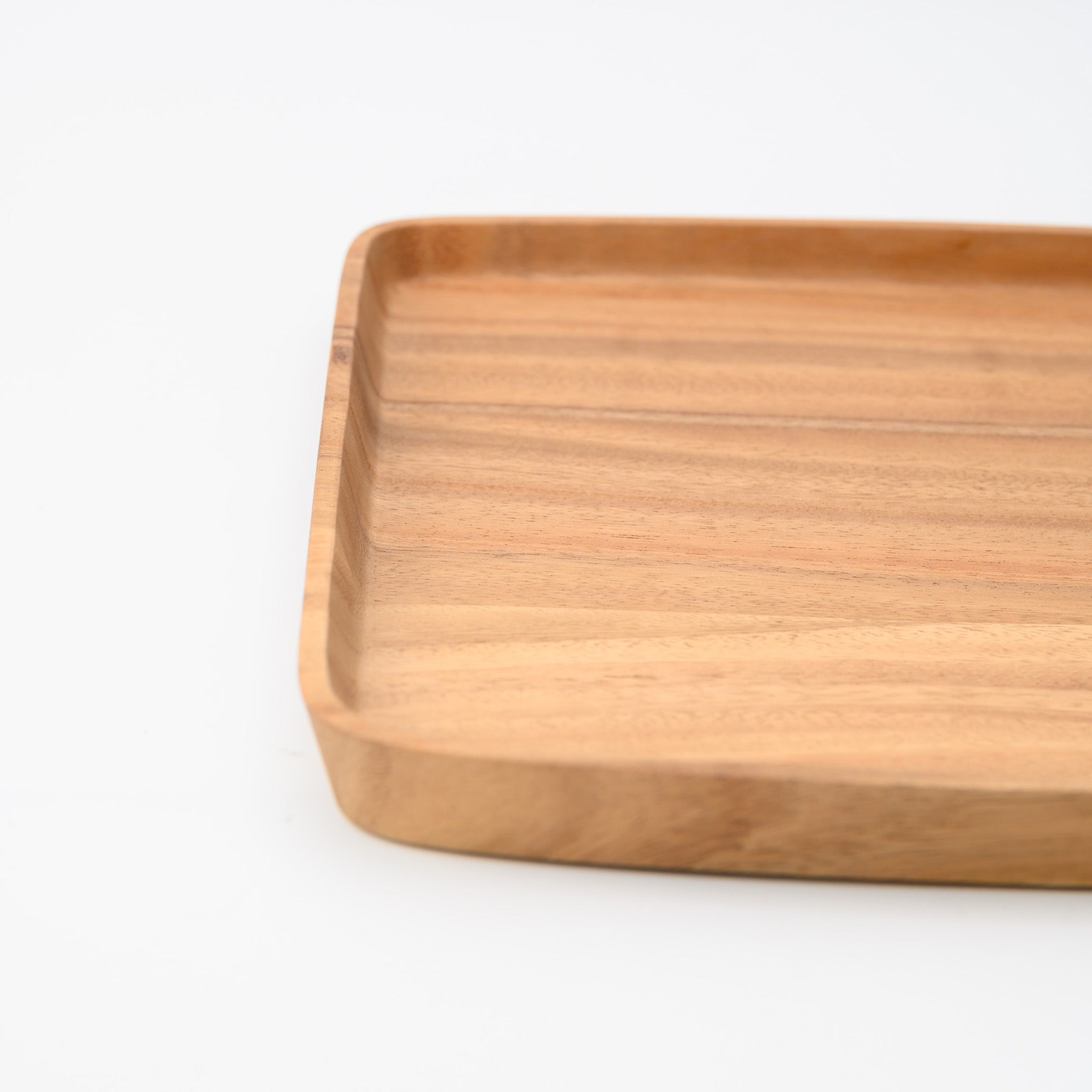 LIMPID SQUARE TRAY L (ACACIA)