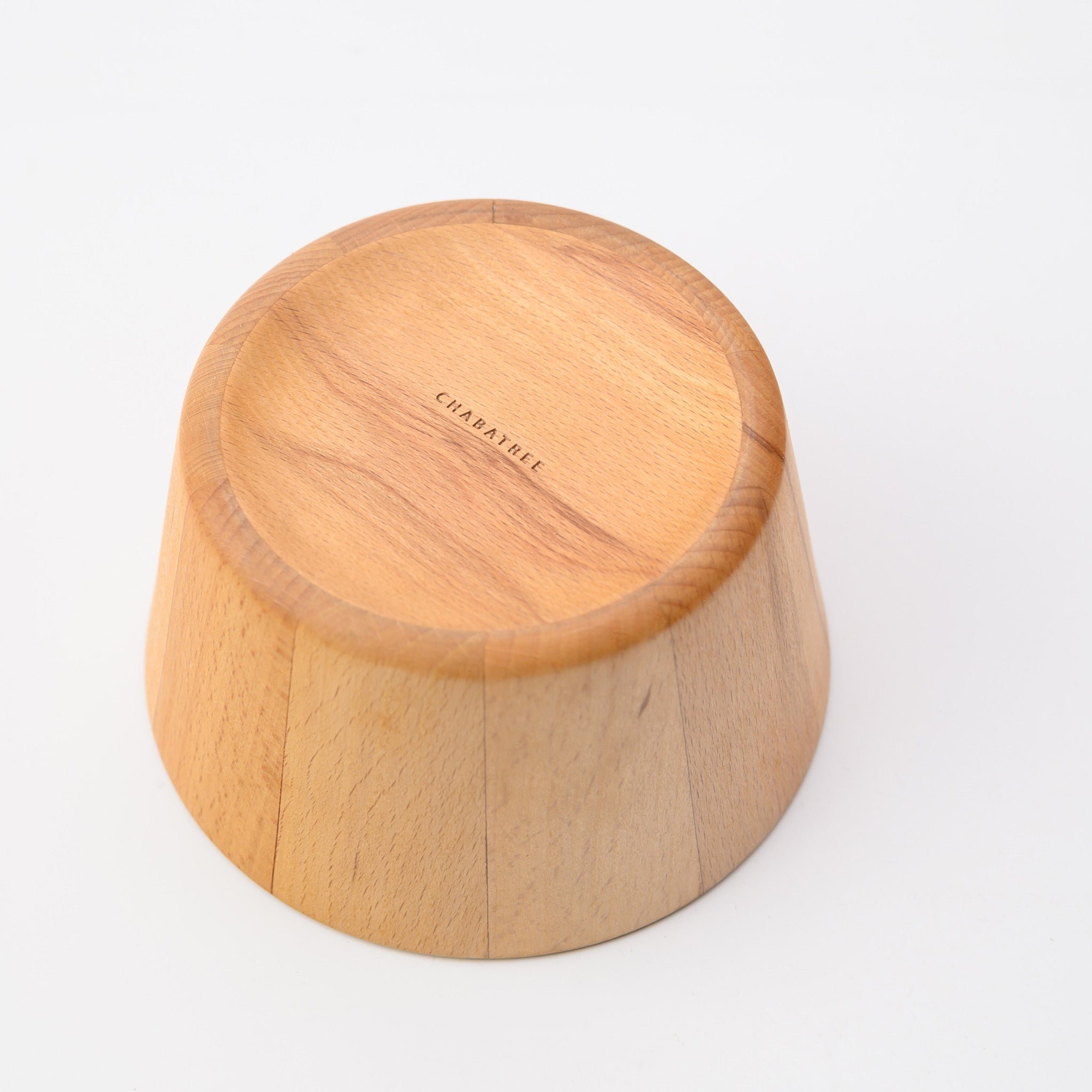 MOON SERVING BOWL (BEECH)