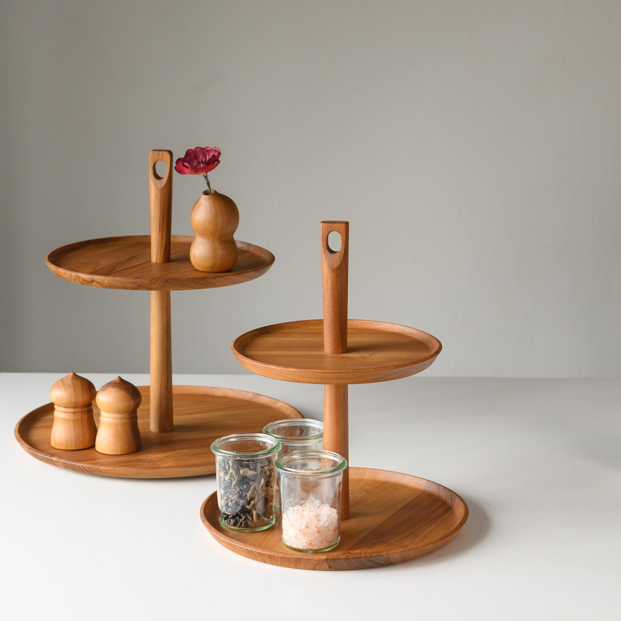 BLANCHE 2 TIERS CAKE STAND SMALL