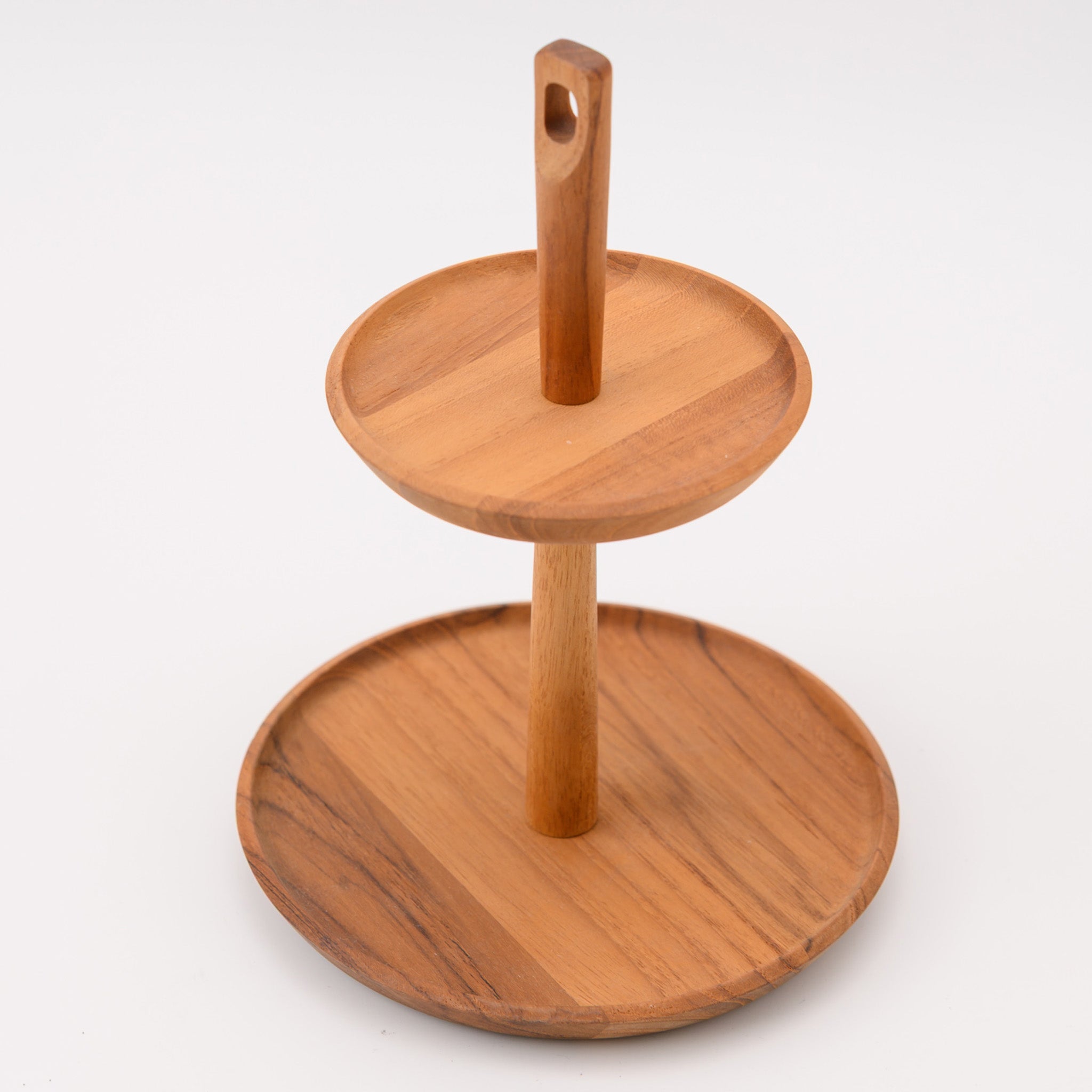 BLANCHE 2 TIERS ACCESSORIES STAND 15 (TEAK)