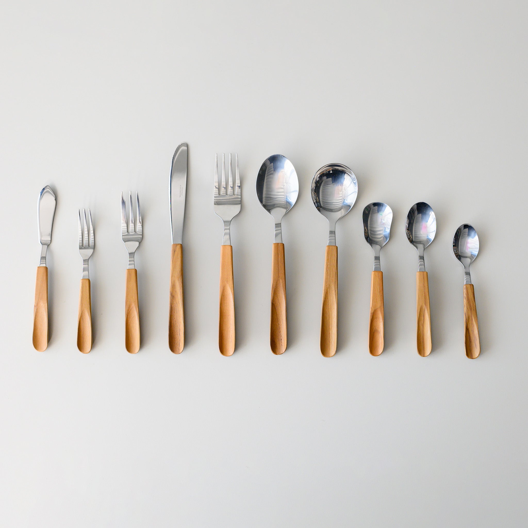 RIBWORT FRUIT FORK (TEAK)