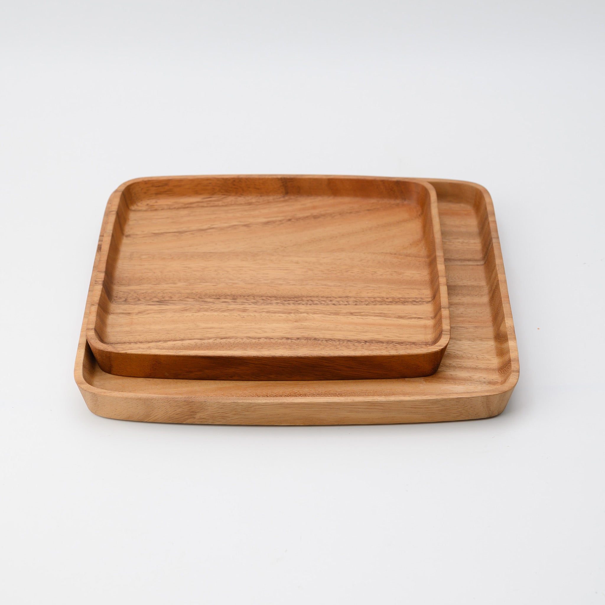 LIMPID SQUARE TRAY L (ACACIA)