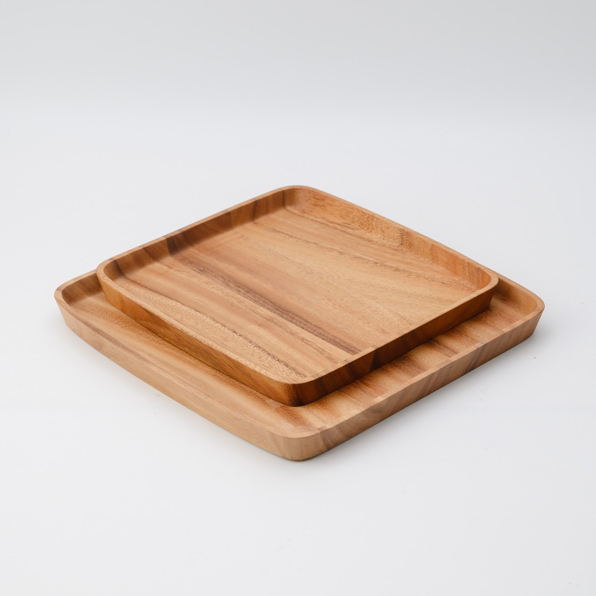 LIMPID SQUARE TRAY L (ACACIA)