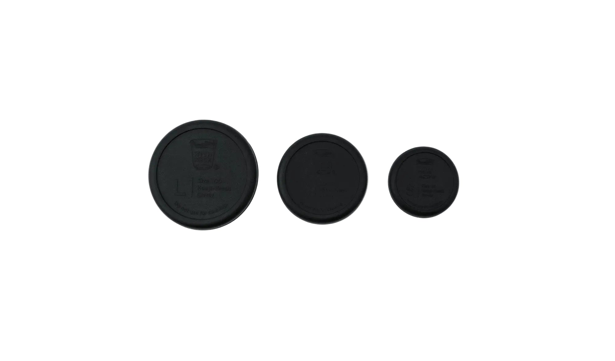 WITH WECK SILICONE LID BLACK