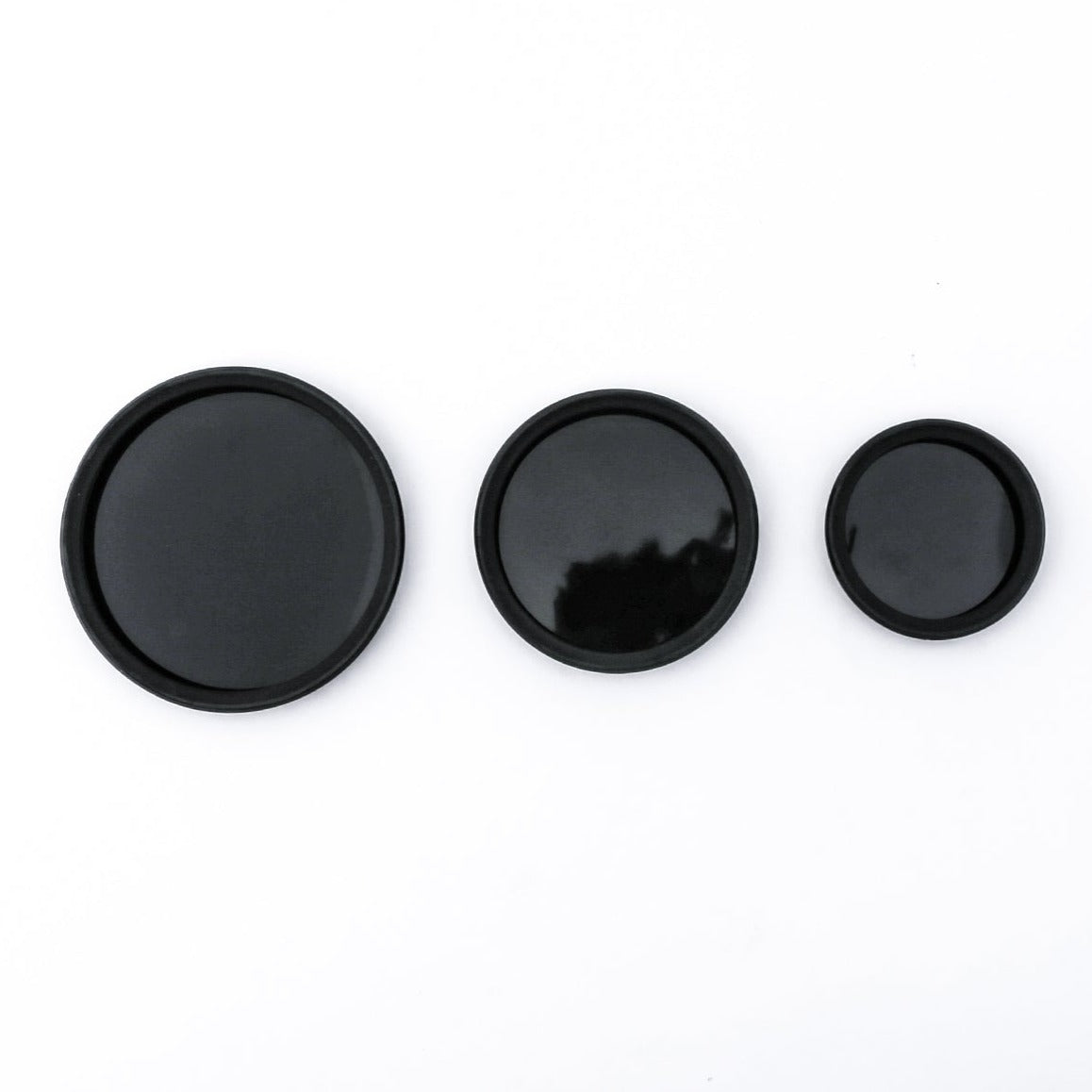 LIDS BLACK (SILICONE) FOR WECK (M)