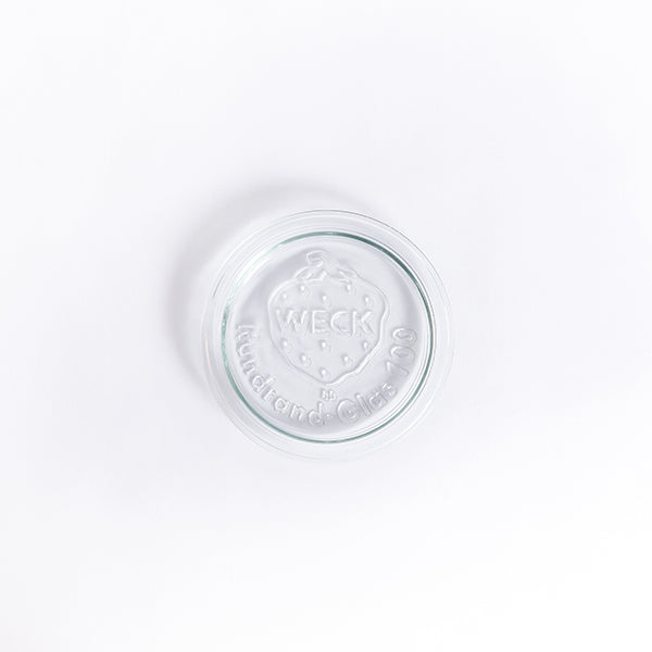 GLASS LIDS WHITE FOR WECK (L)