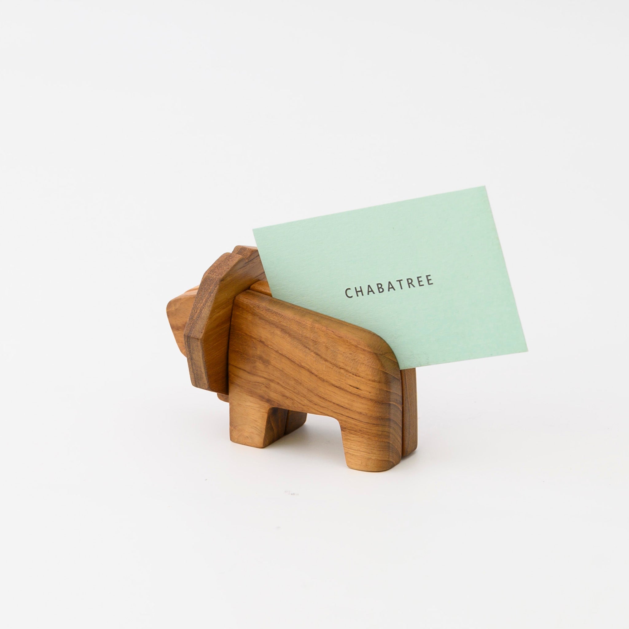 LION POST CARD HOLDER