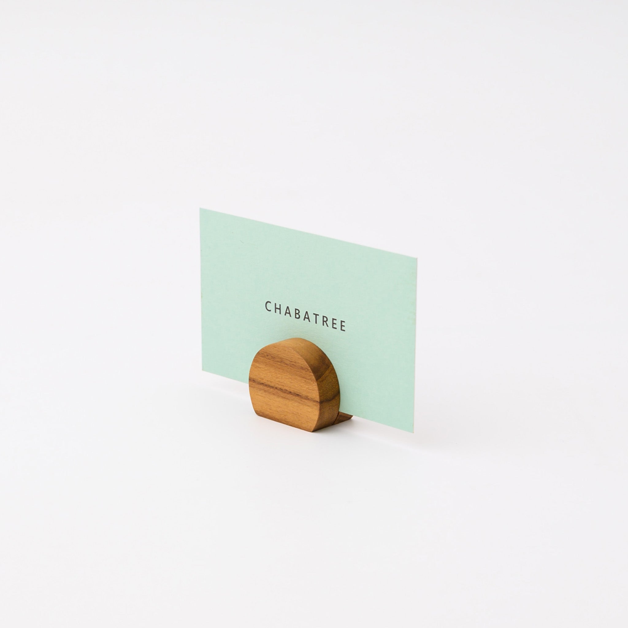 MOKU HUG CARD HOLDER CIRCLE 3 (TEAK)