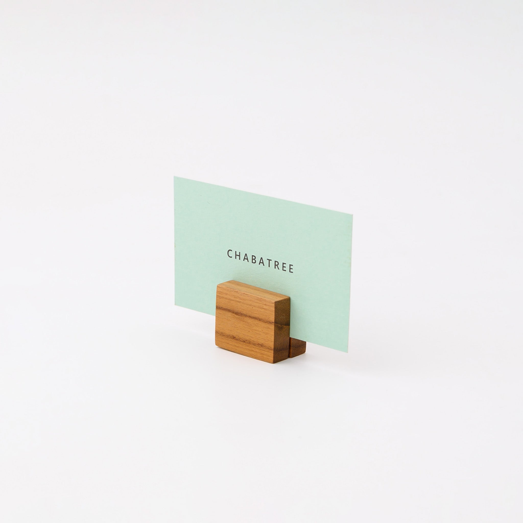 MOKU HUG CARD HOLDER RECTANGLE 3 (TEAK)