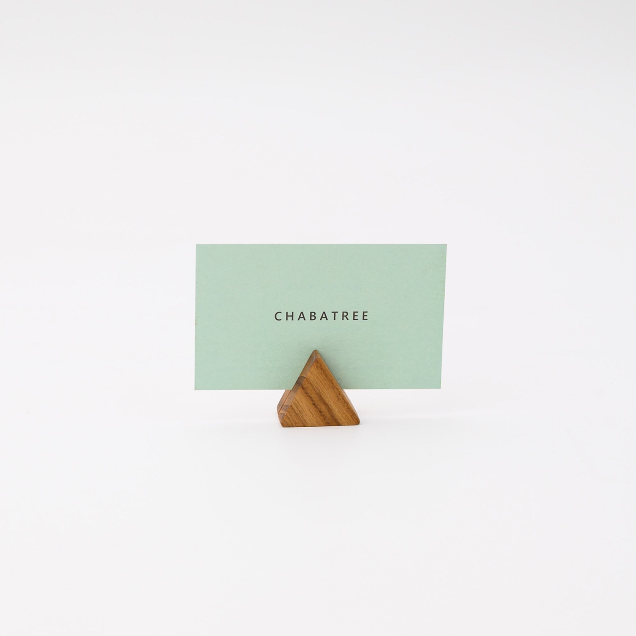 MOKU HUG CARD HOLDER TRIANGLE 3 (TEAK)