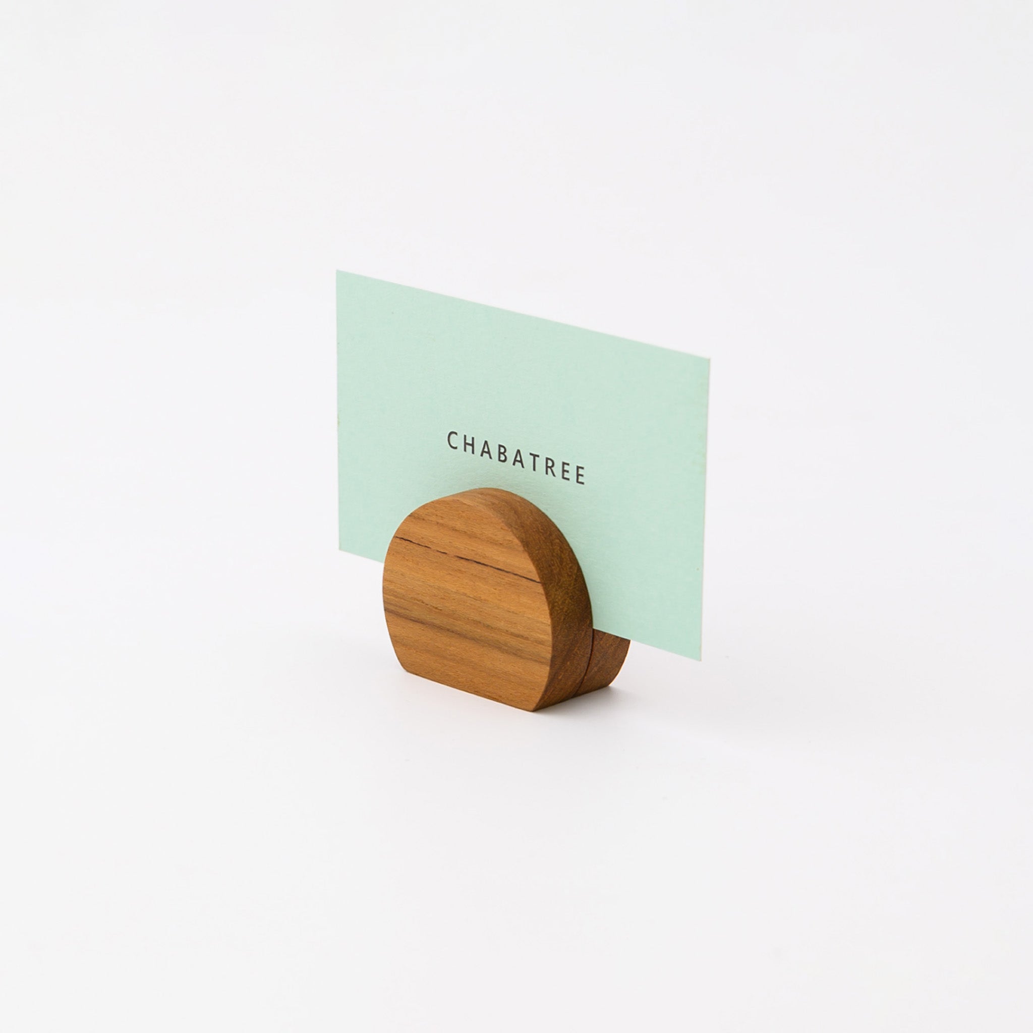 MOKU HUG CARD HOLDER CIRCLE 4.2 (TEAK)