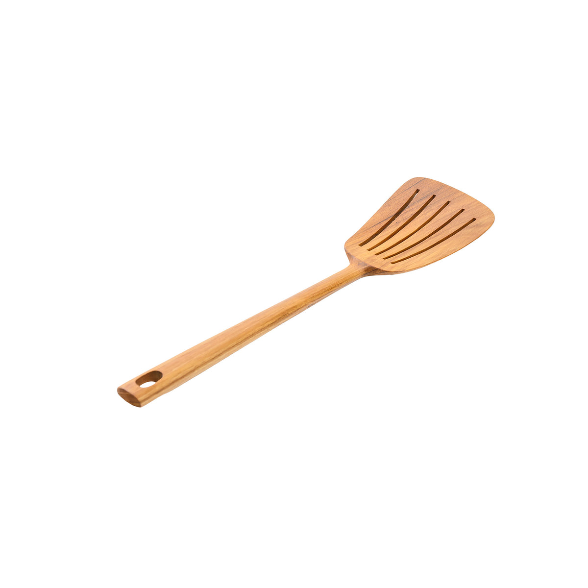 LIMPID SPATULA WITH SLOTS (TEAK)