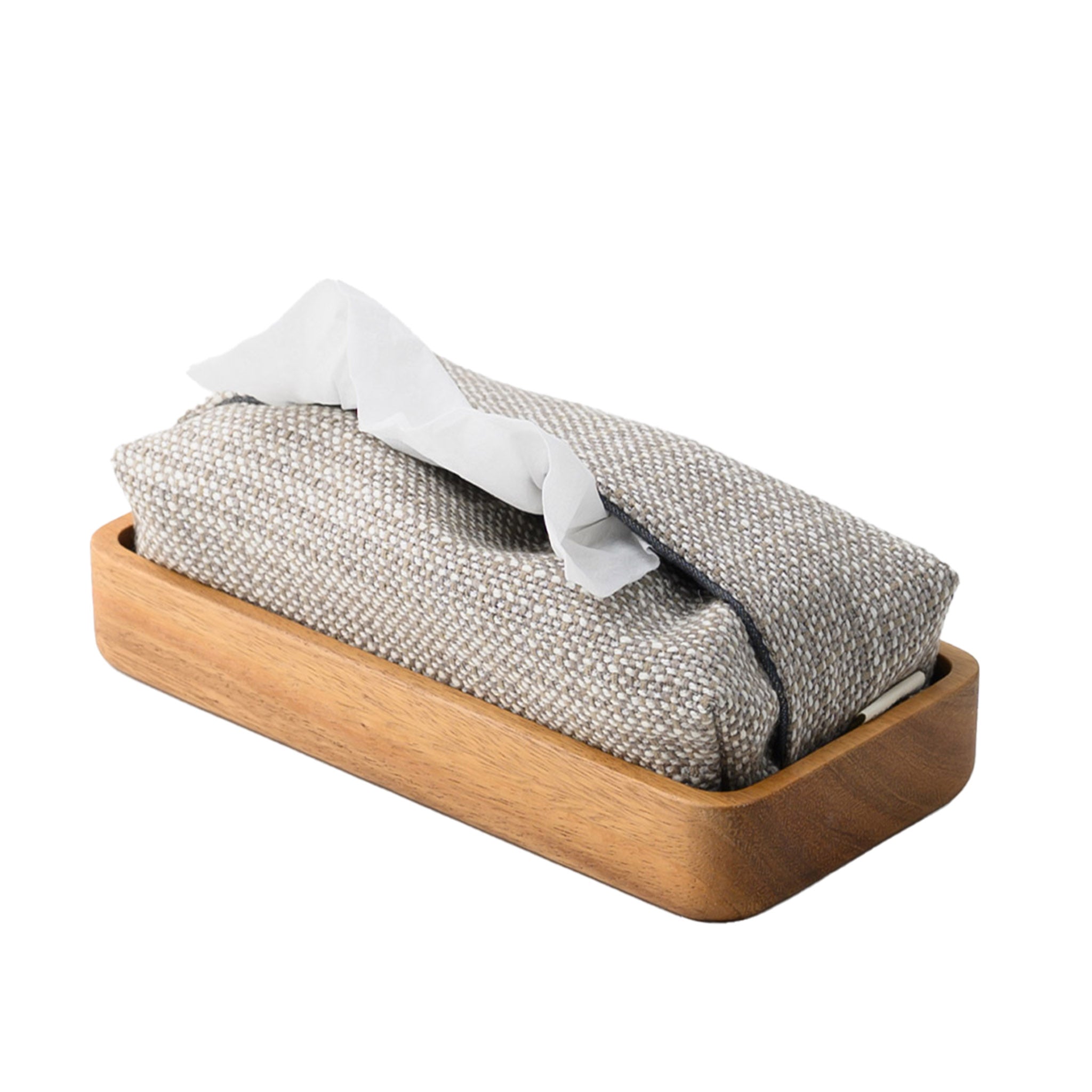 COCOON TISSUE HOLDER L (LIGHT BROWN)