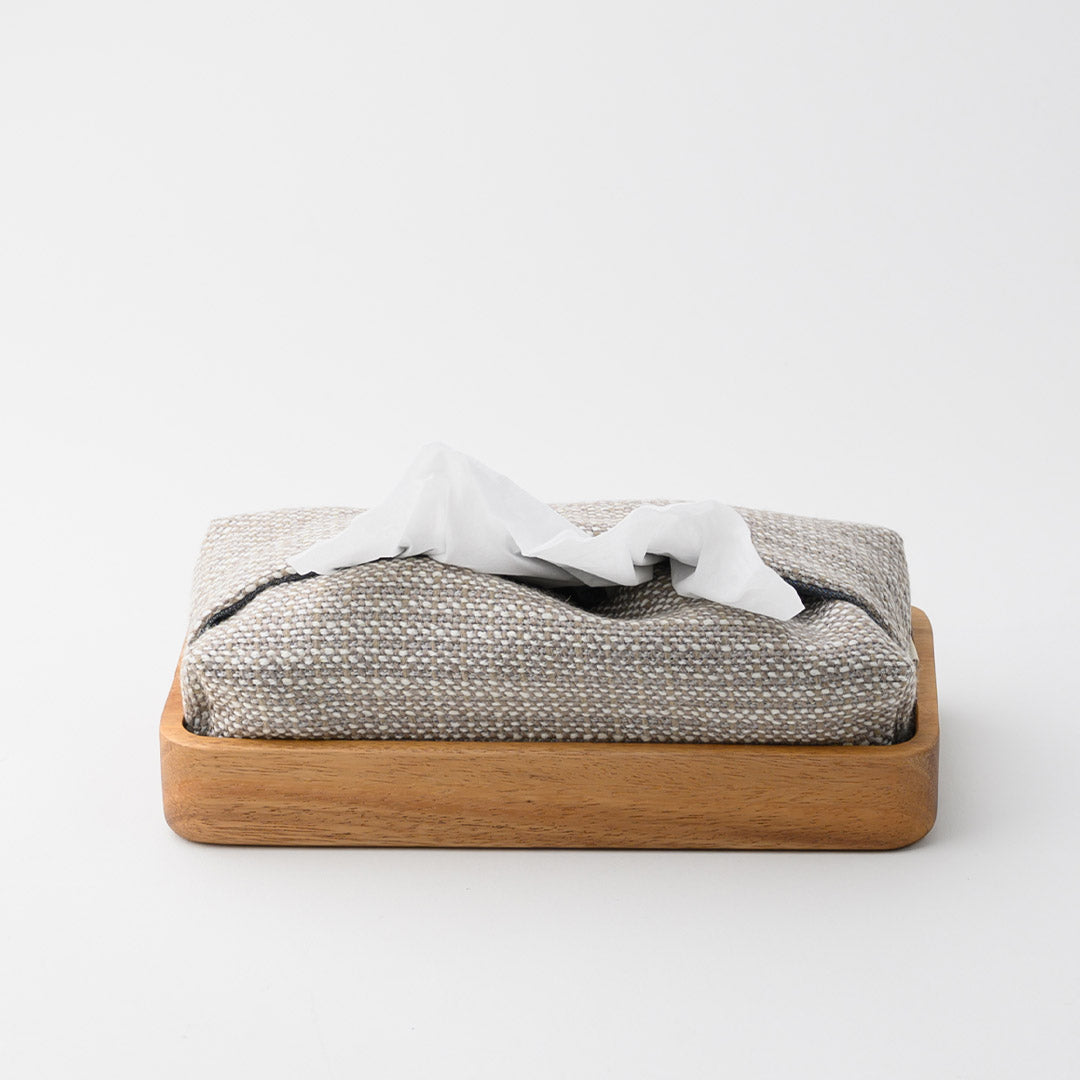 COCOON TISSUE HOLDER L (LIGHT BROWN)