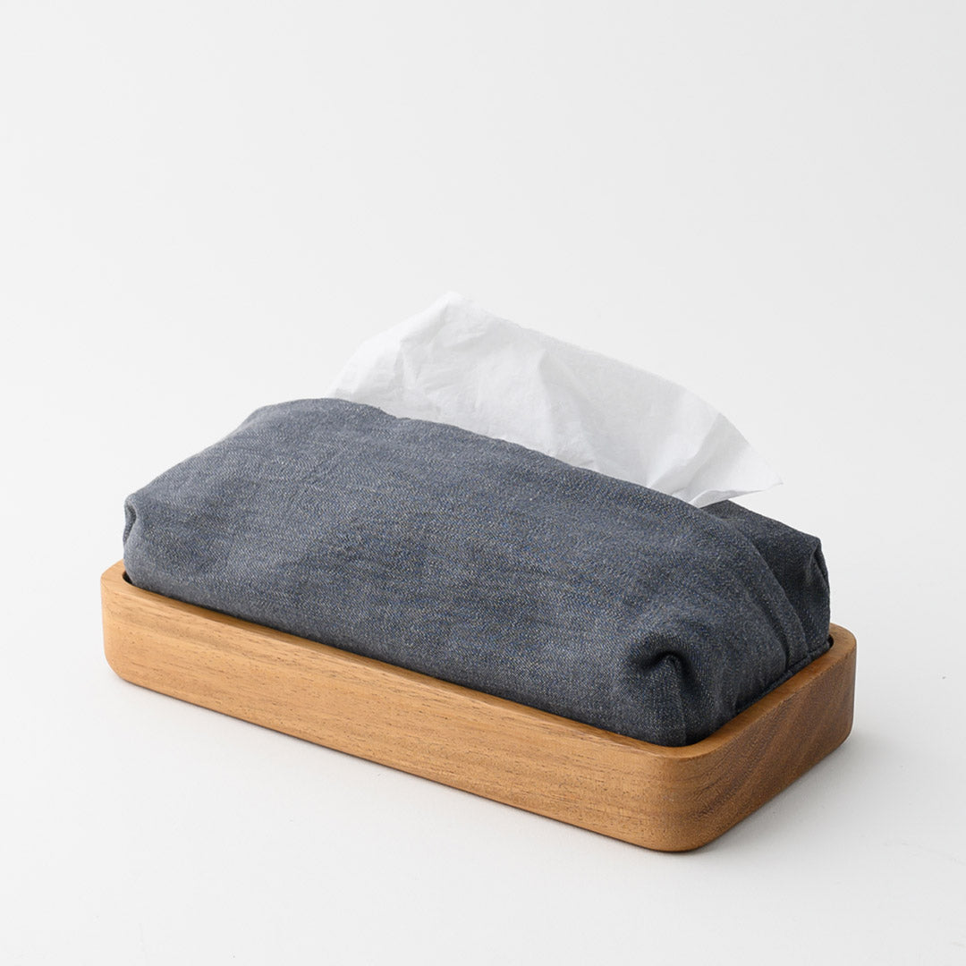 COCOON TISSUE HOLDER L (LIGHT BROWN)
