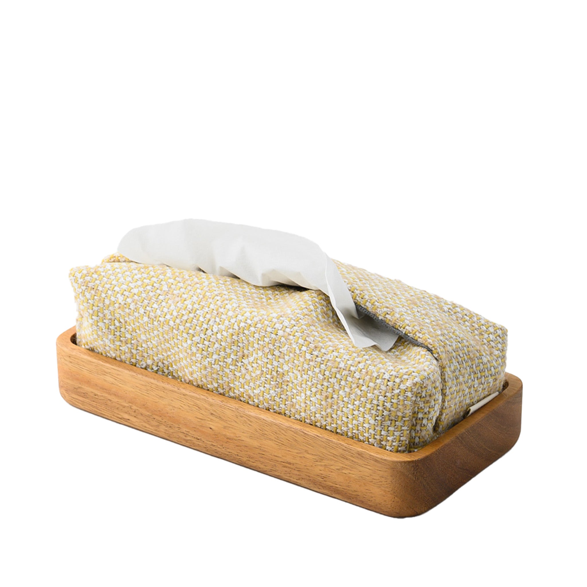 COCOON TISSUE HOLDER L (LIGHT YELLOW)