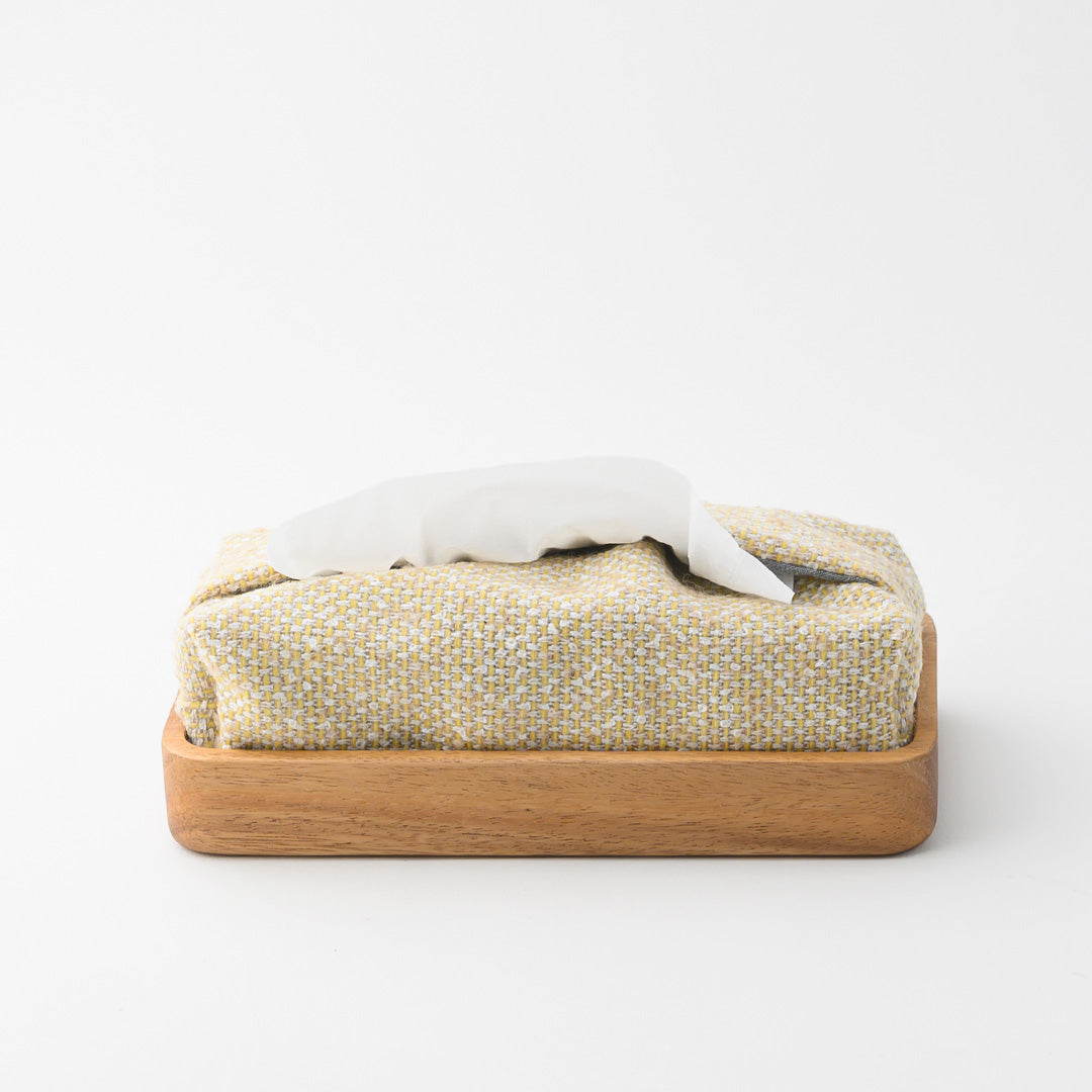 COCOON TISSUE HOLDER L (LIGHT YELLOW)