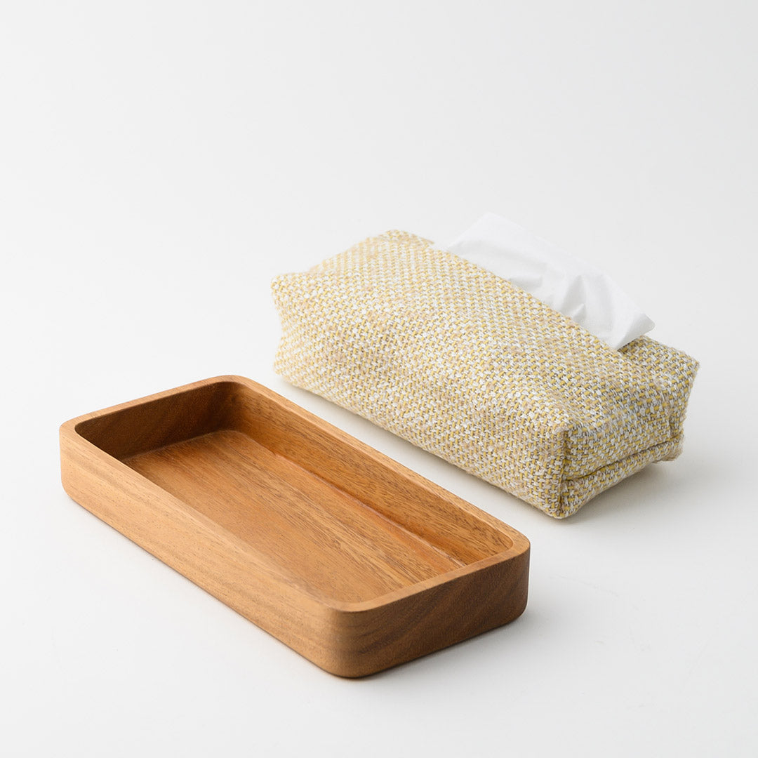 COCOON TISSUE HOLDER L (LIGHT YELLOW)