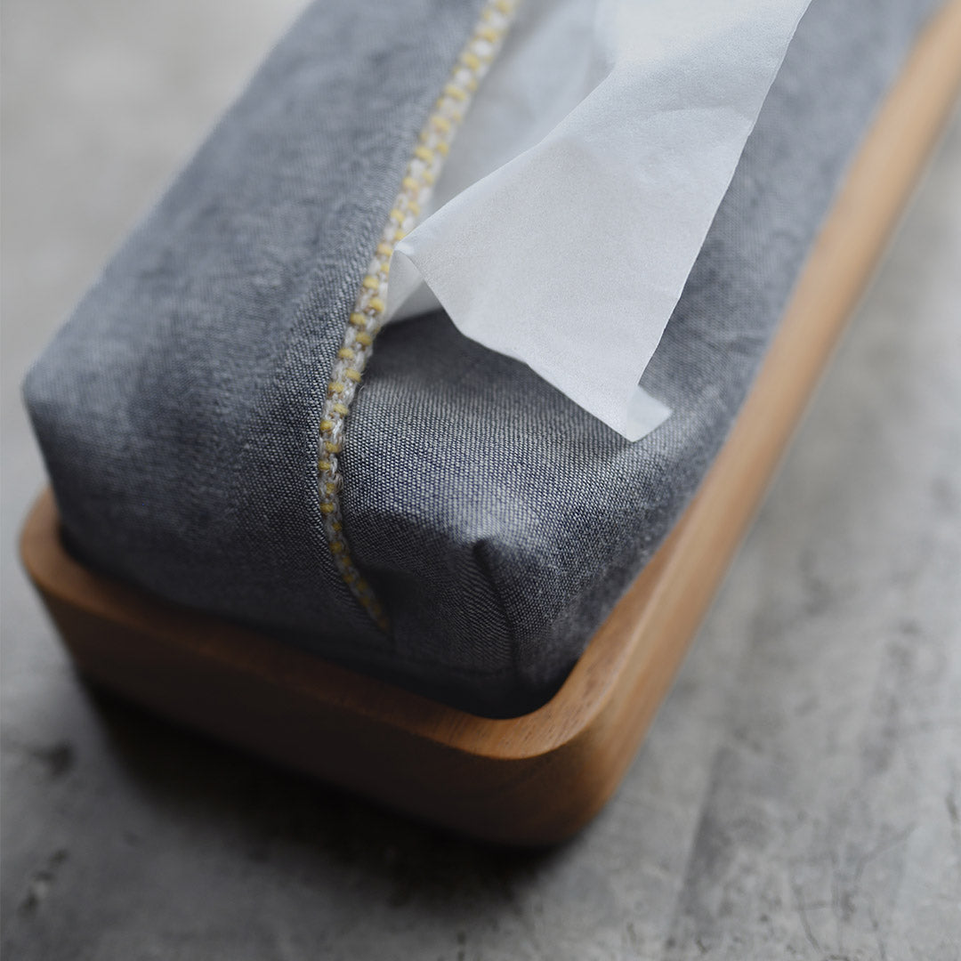 COCOON TISSUE HOLDER L (LIGHT YELLOW)