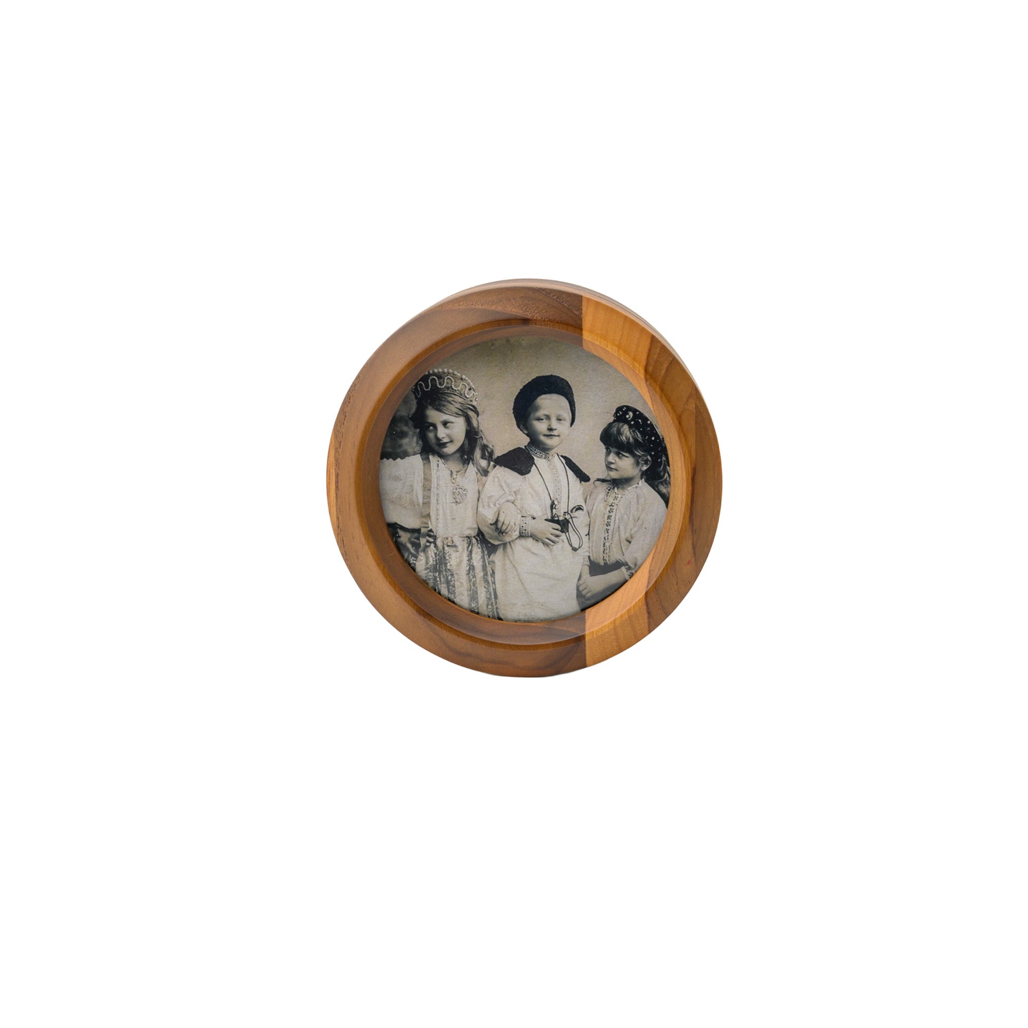 TINY MEMORY ROUND PHOTO FRAME 4R