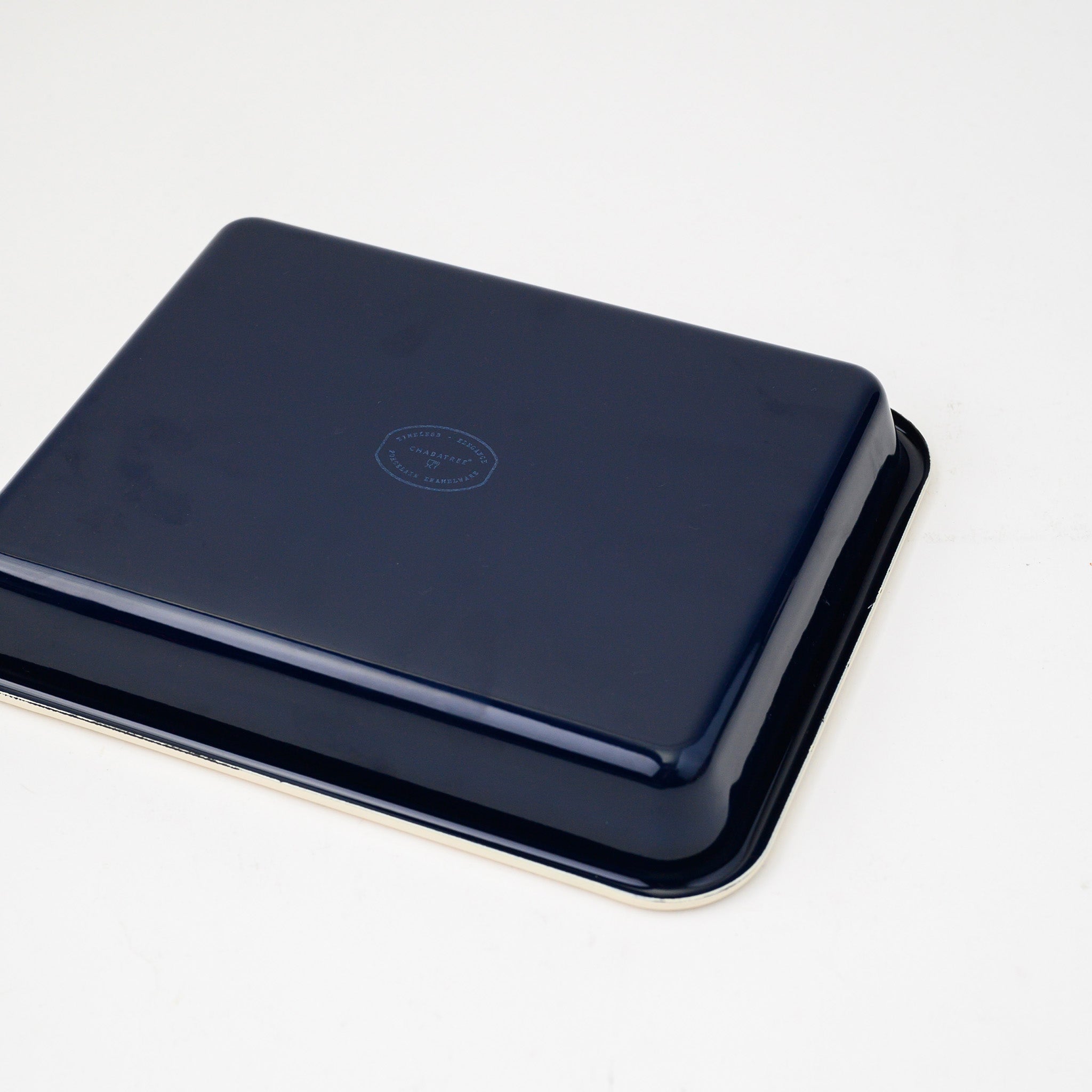 ENAMEL BAKING TRAY MID – BLUE SIZE S