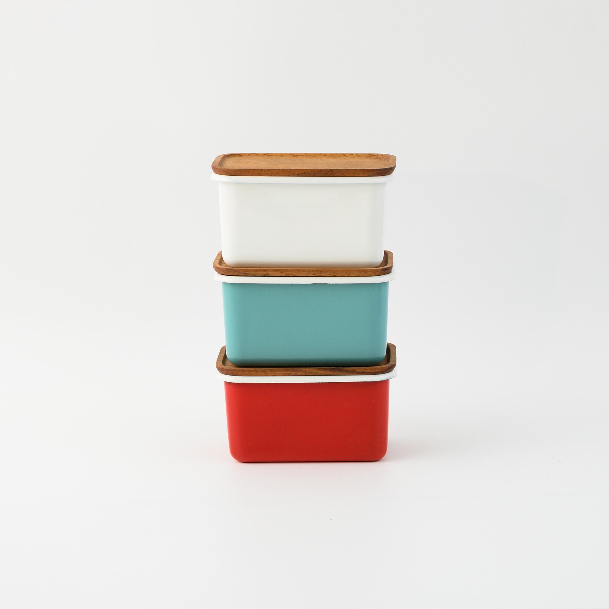 DEEP STORAGE CONTAINER S (STACKABLE) RED