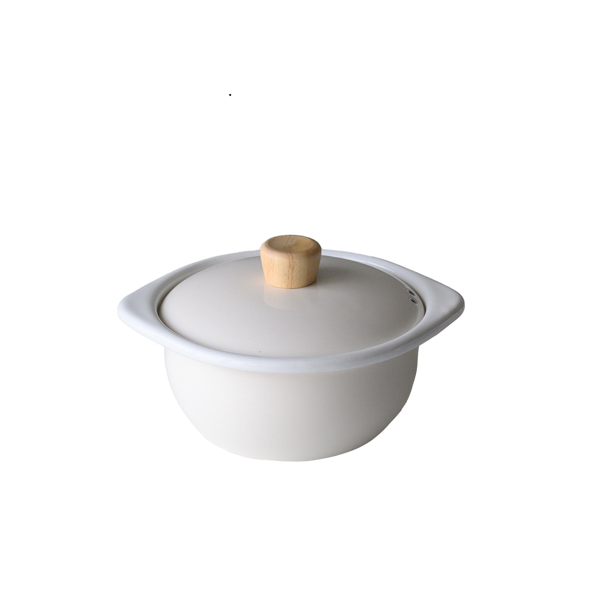 COTTON 15 CM. COCOTTE POT (WHITE)