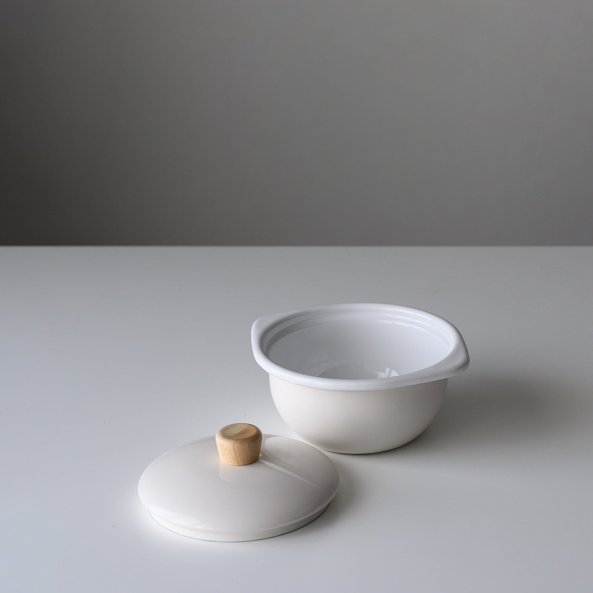 COTTON 15 CM. COCOTTE POT (WHITE)