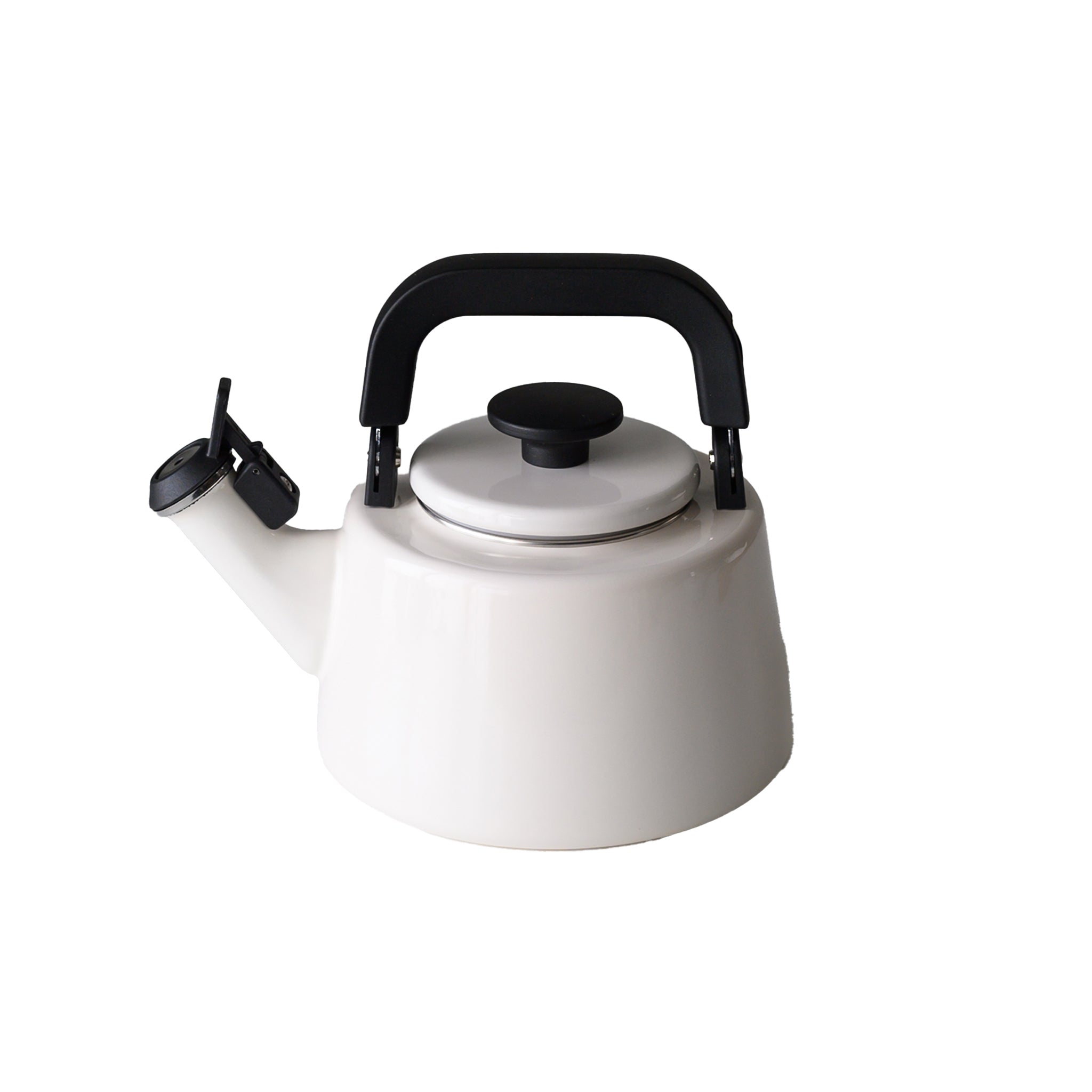 COTTON 2.1 LTR. WHISTLING TEA KETTLE (WHITE)