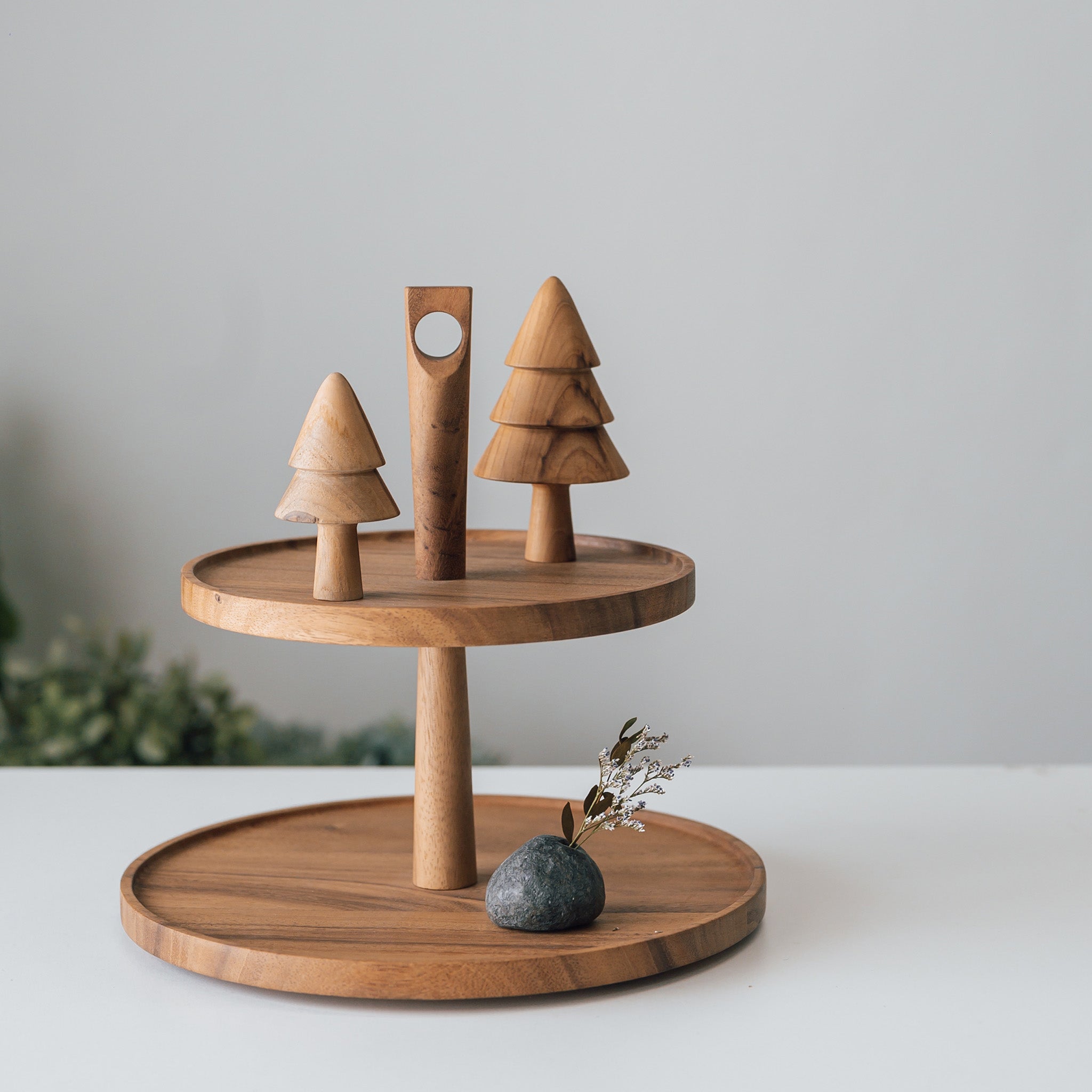 CYNOSURE 2 TIERS CAKE STAND