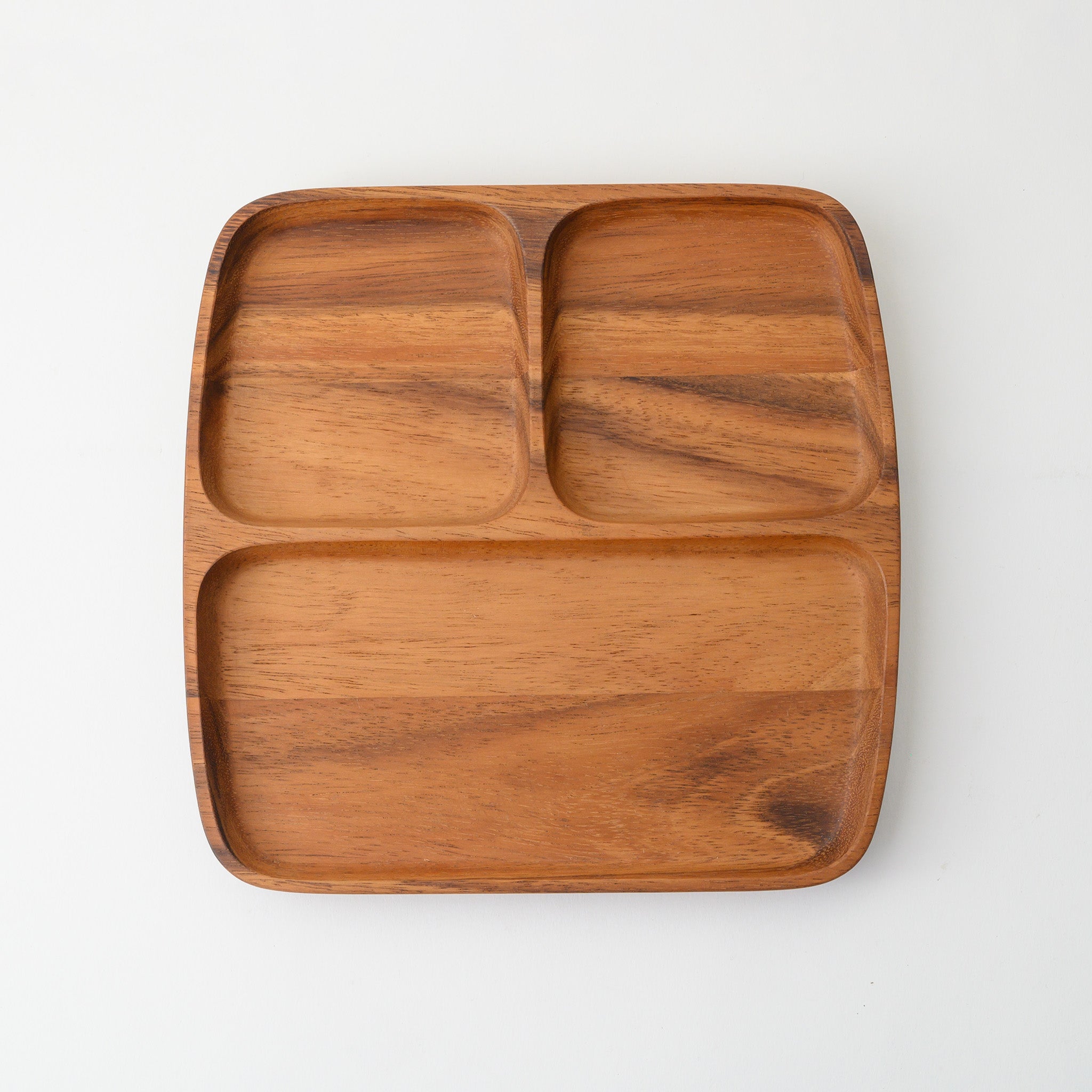 LIMPID HOLE TRAY SQUARE (ACACIA)