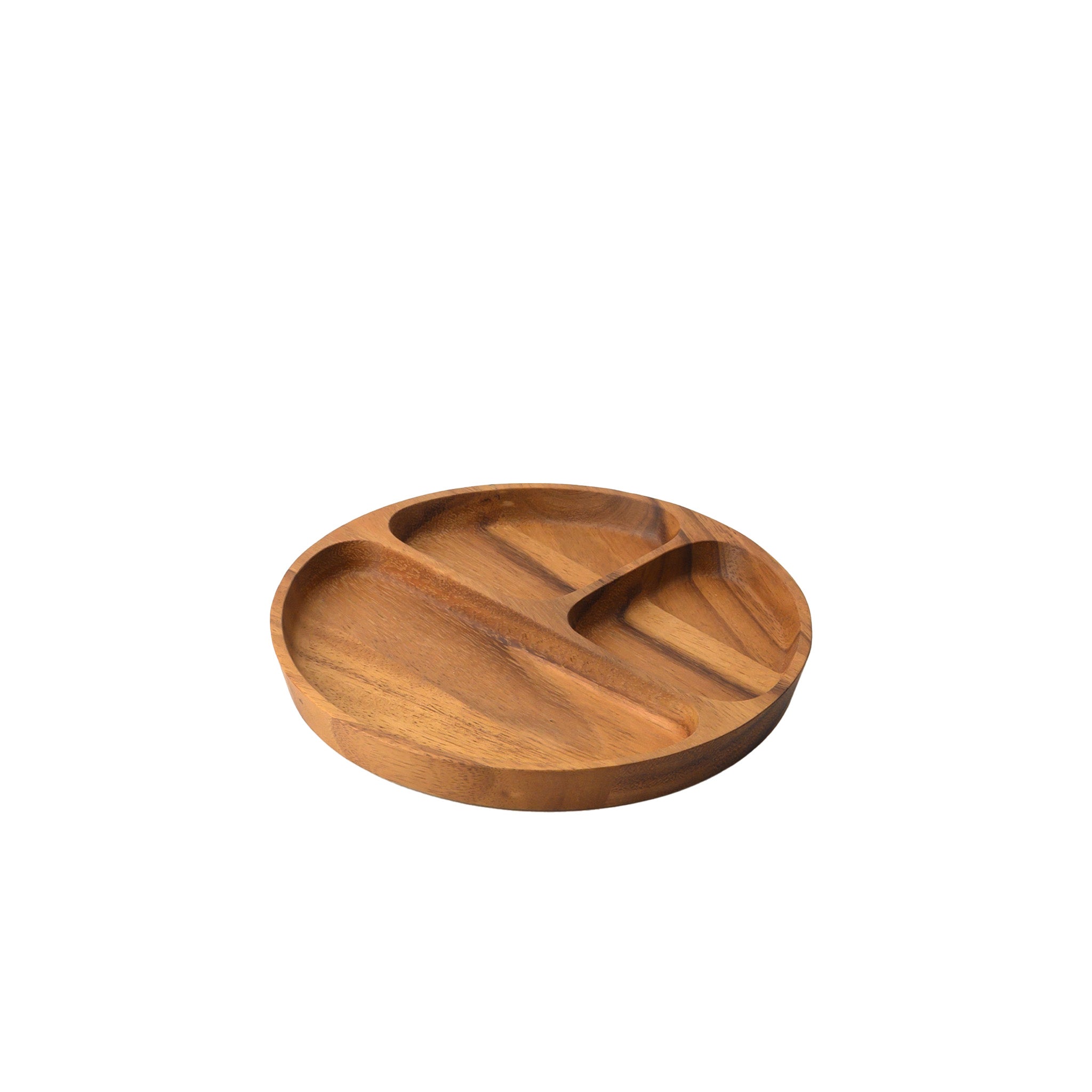 LIMPID HOLE TRAY ROUND (ACACIA)