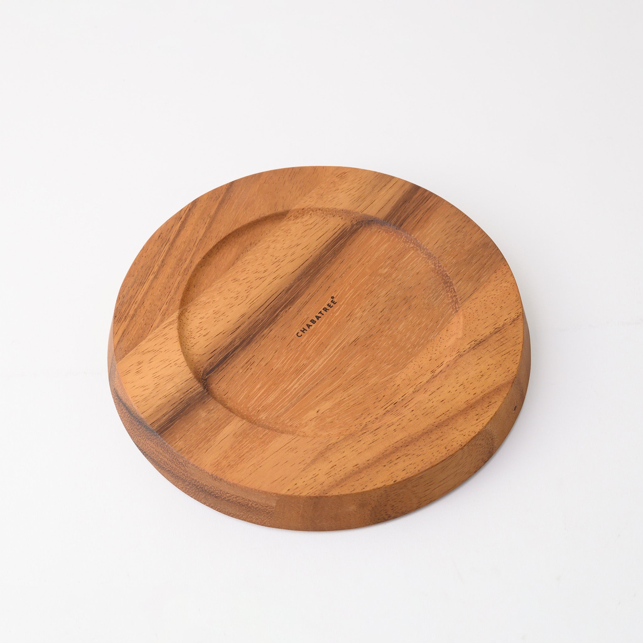 LIMPID HOLE TRAY ROUND (ACACIA)