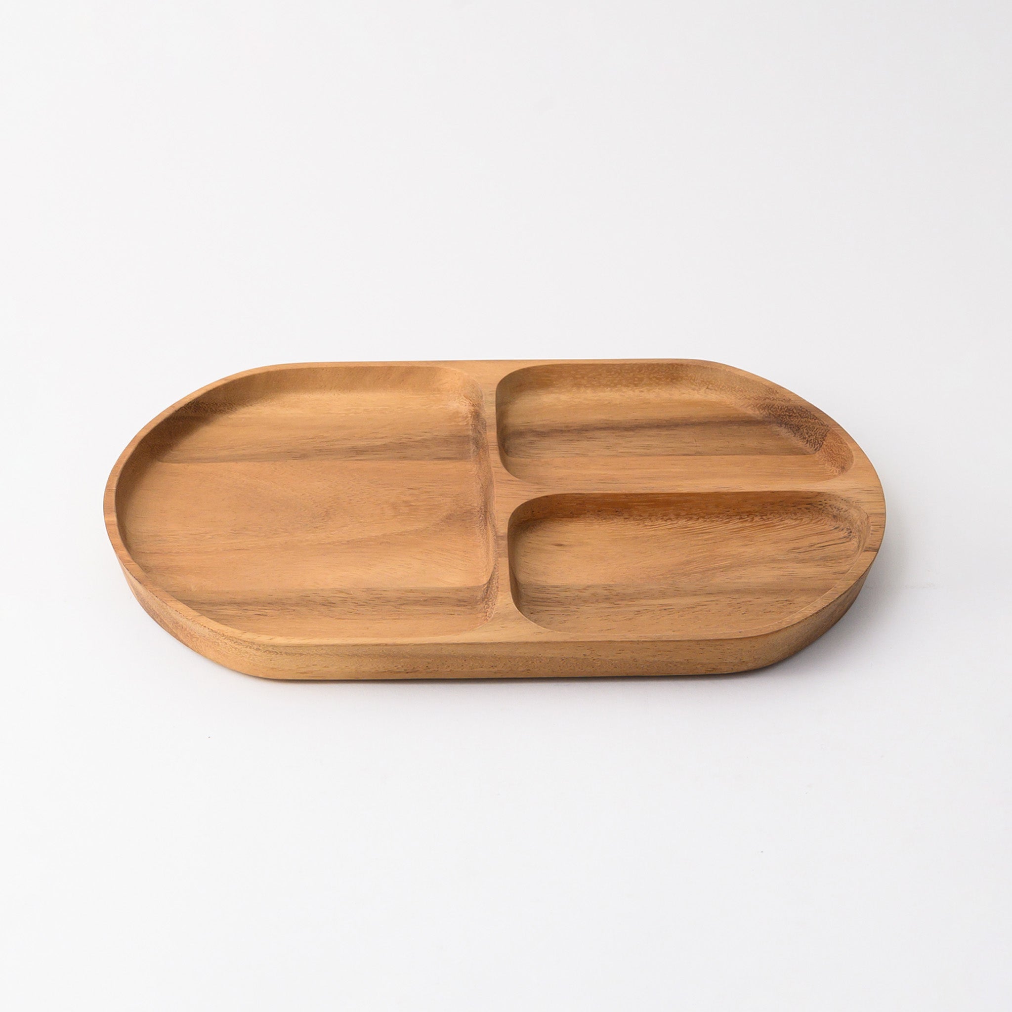 LIMPID HOLE TRAY OVAL (ACACIA)