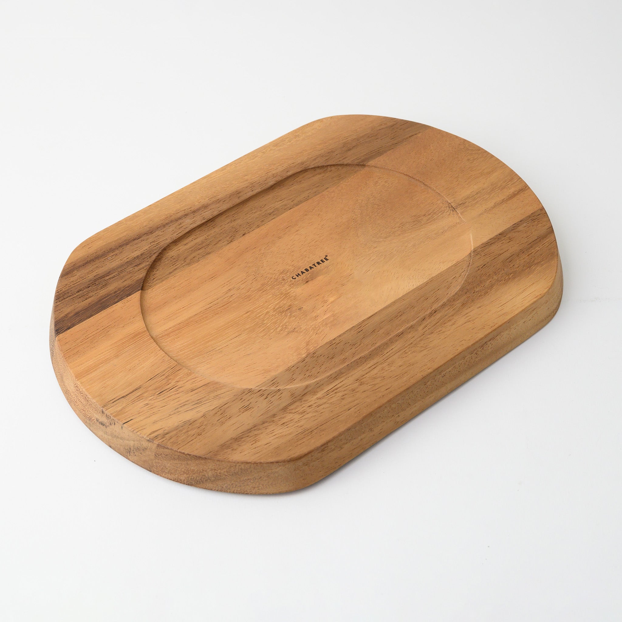LIMPID HOLE TRAY OVAL (ACACIA)