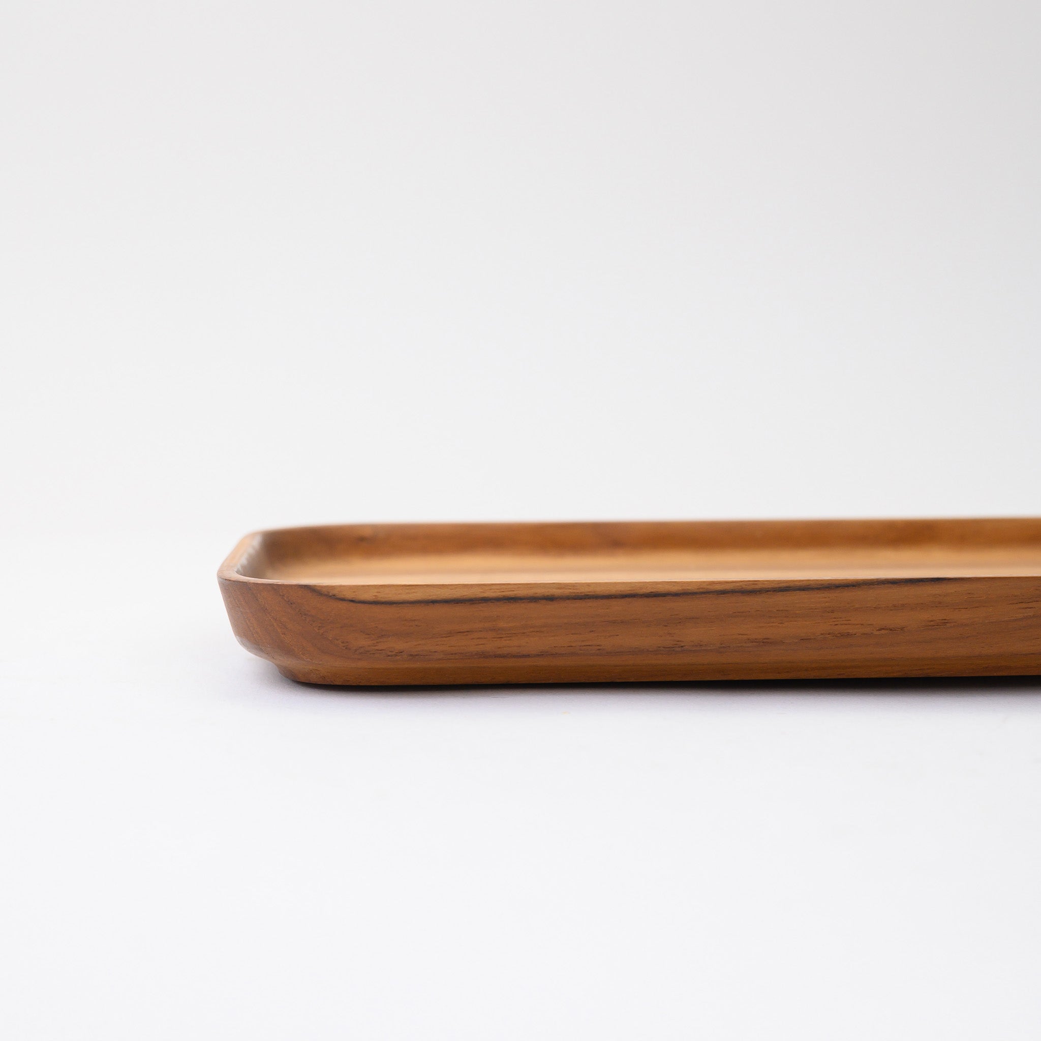 MOON LONG DISH (TEAK)