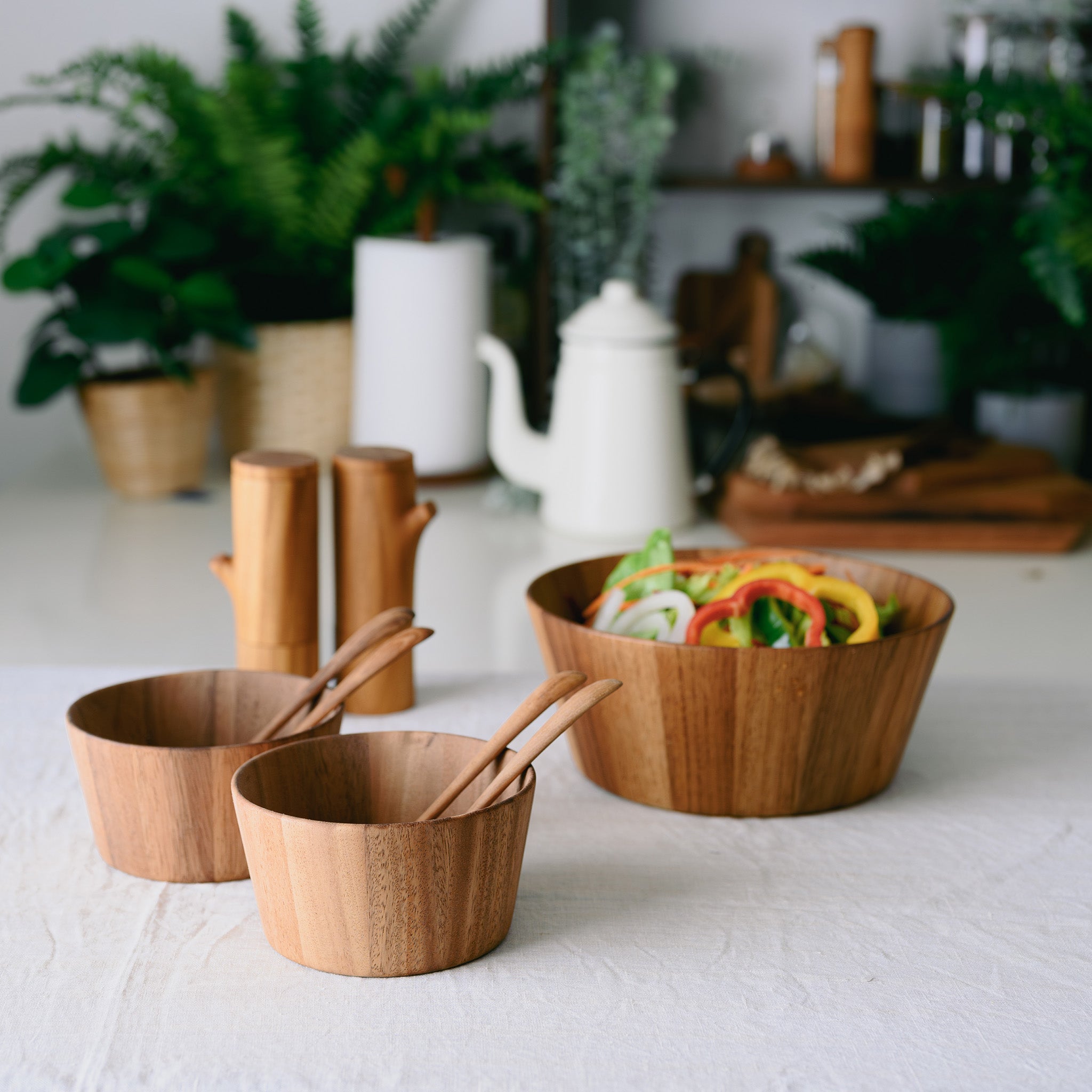MOON SALAD BOWL JP LOW TYPE (ACACIA)