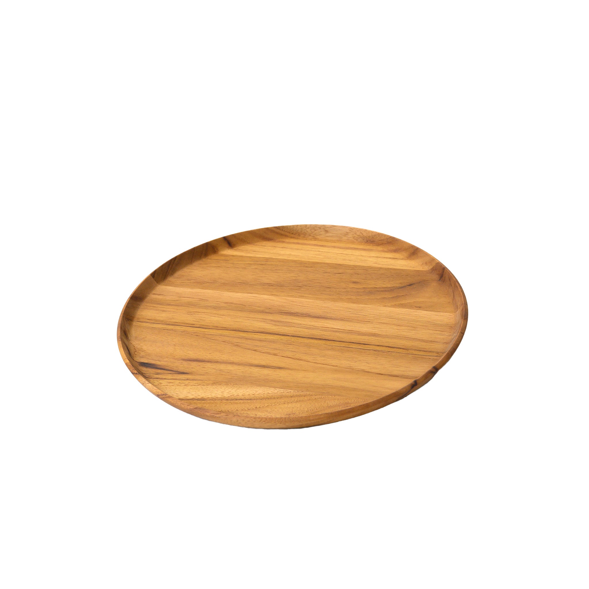 BLANCHE ROUND TRAY 26 CM. (TEAK)
