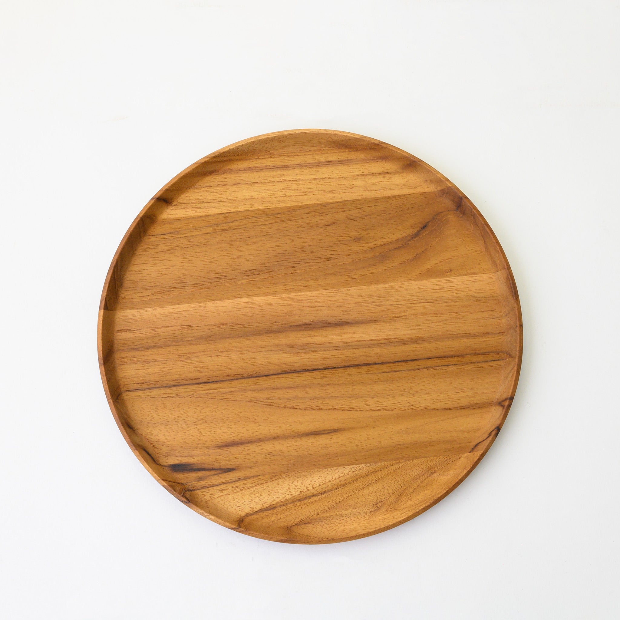 BLANCHE ROUND TRAY 26 CM. (TEAK)