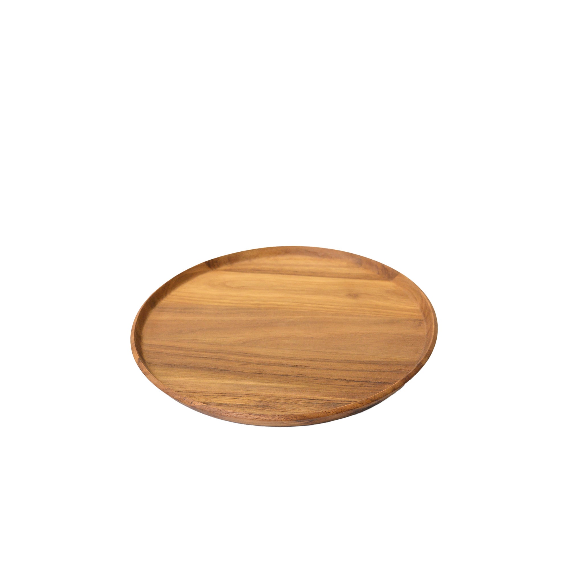 BLANCHE ROUND TRAY 23 CM. (TEAK)