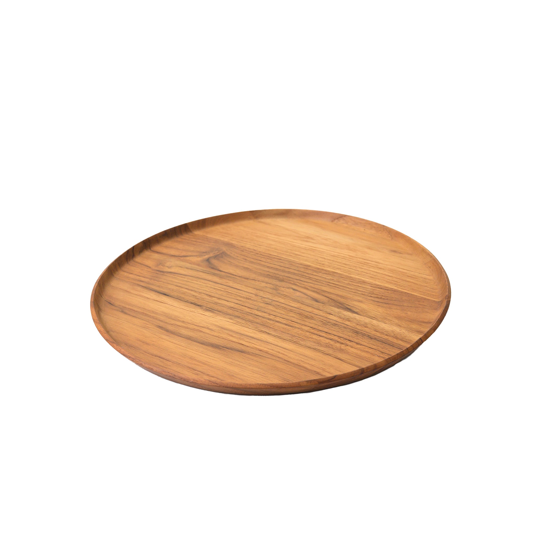 BLANCHE ROUND TRAY 30 CM. (TEAK)