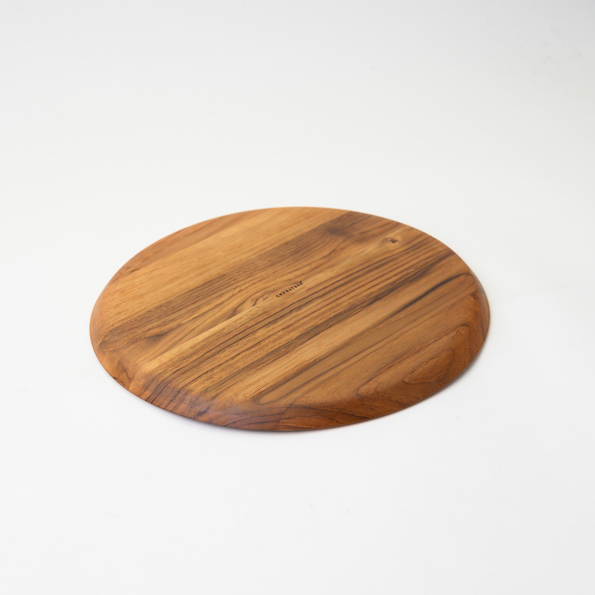 BLANCHE ROUND TRAY 30 CM. (TEAK)