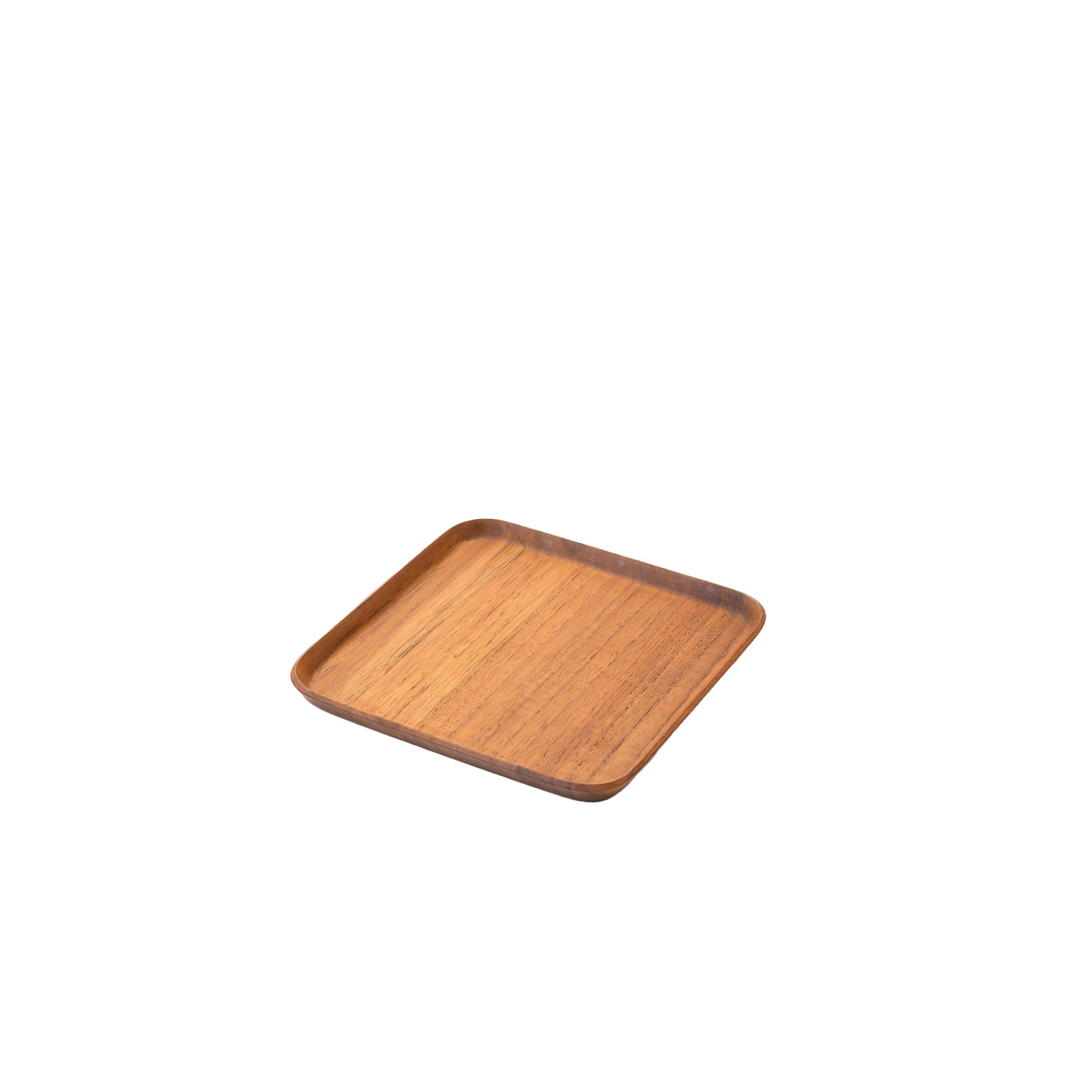 BLANCHE SQUARE TRAY S 20 x 20 CM. (TEAK)