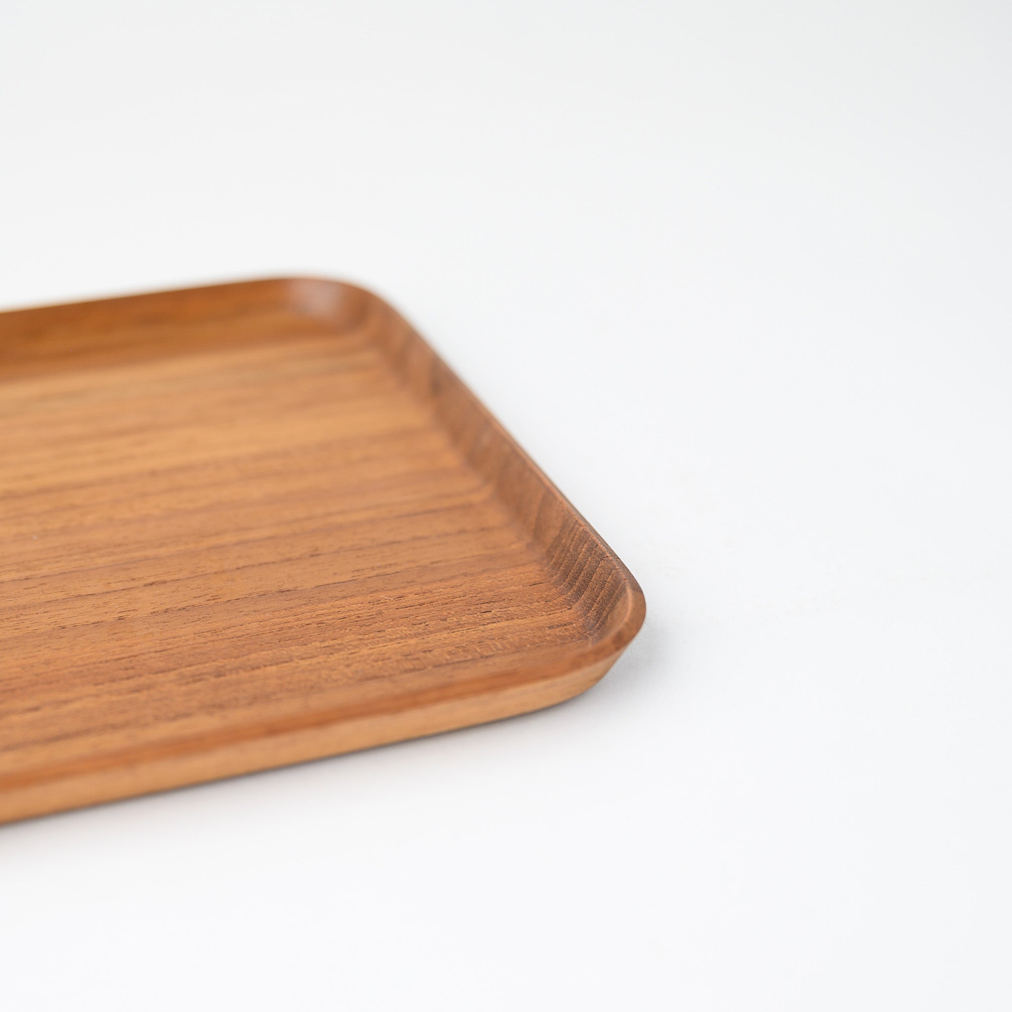 BLANCHE SQUARE TRAY S 20 x 20 CM. (TEAK)